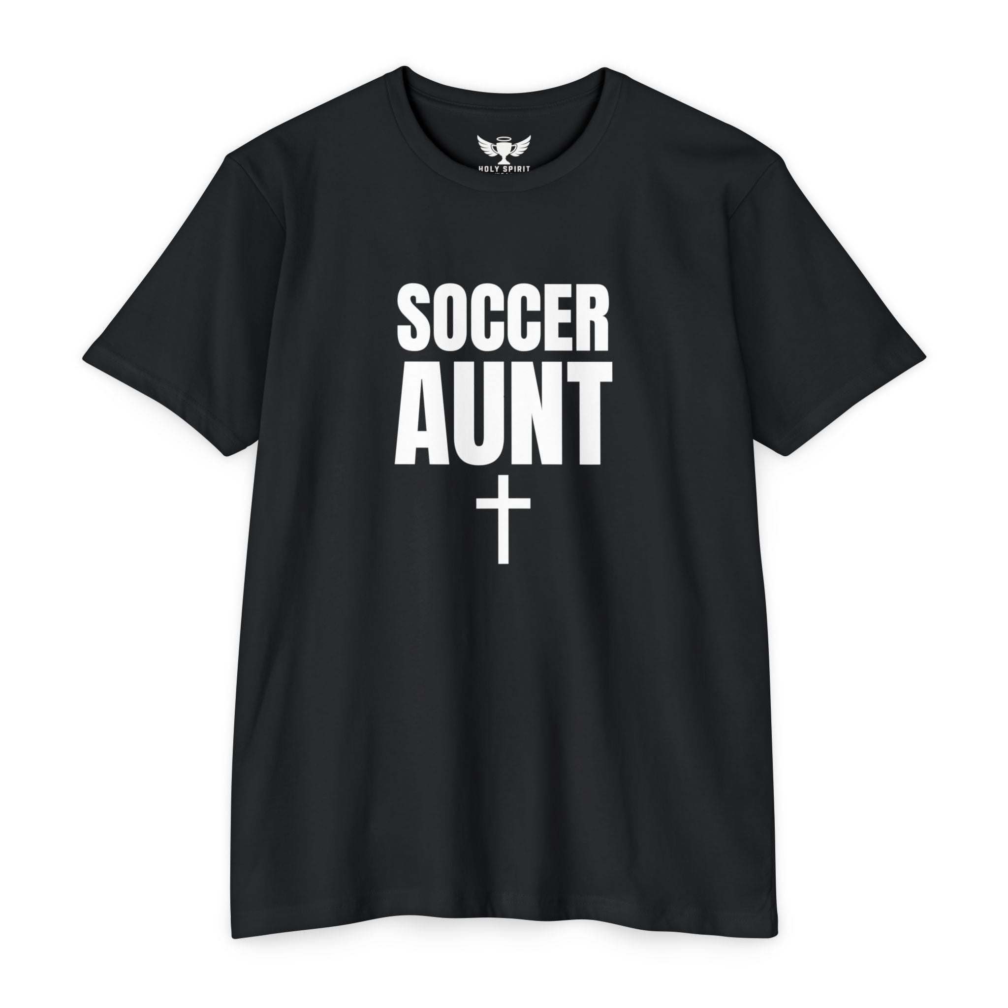 Soccer Aunt T-Shirt — Customizable Back Name & Number
