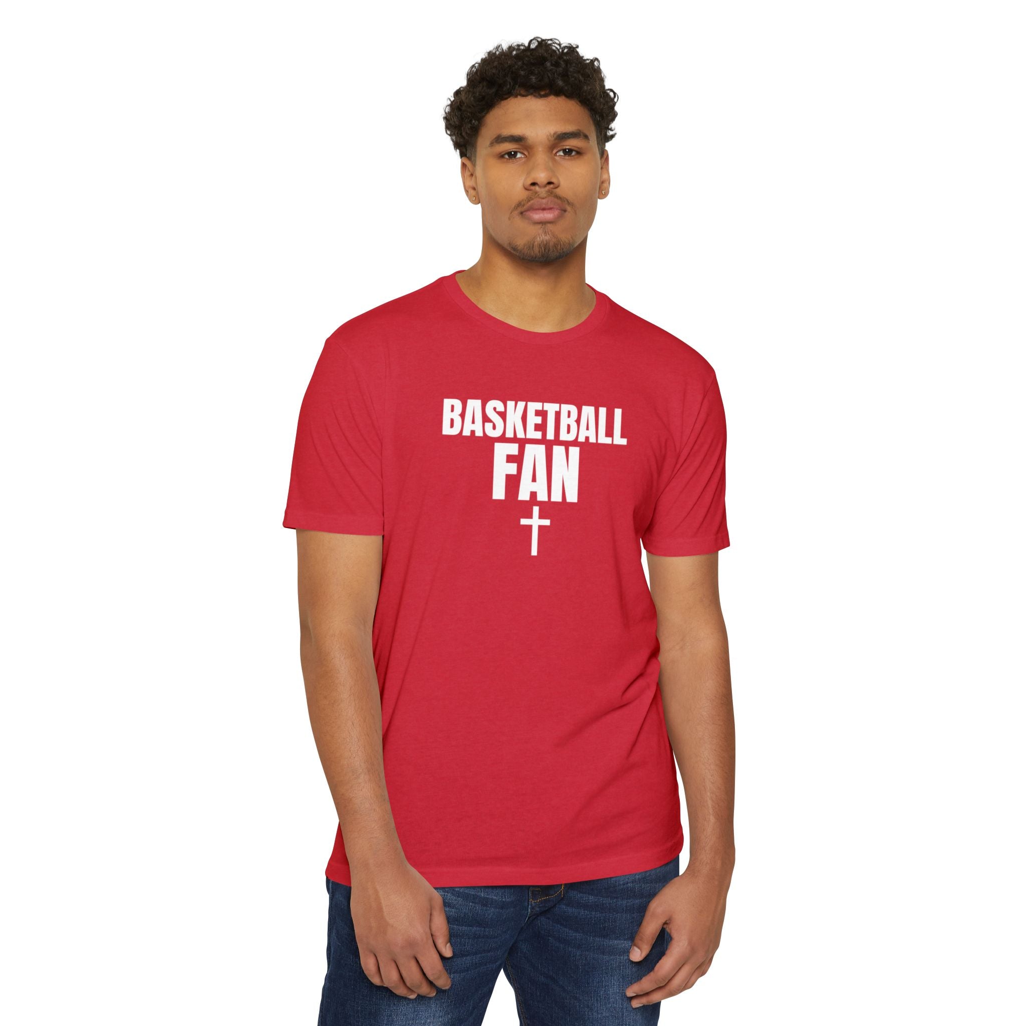 Basketball Fan Tee — Custom Back Name & Number