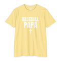 Baseball Papa T-Shirt — Custom Back Name & Number
