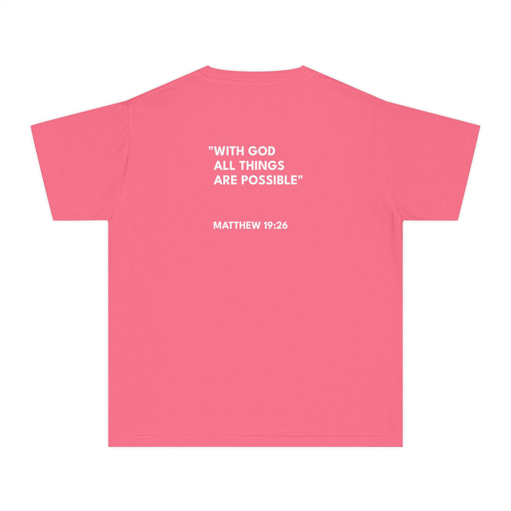 Matthew 19:26 Logo Youth Tee