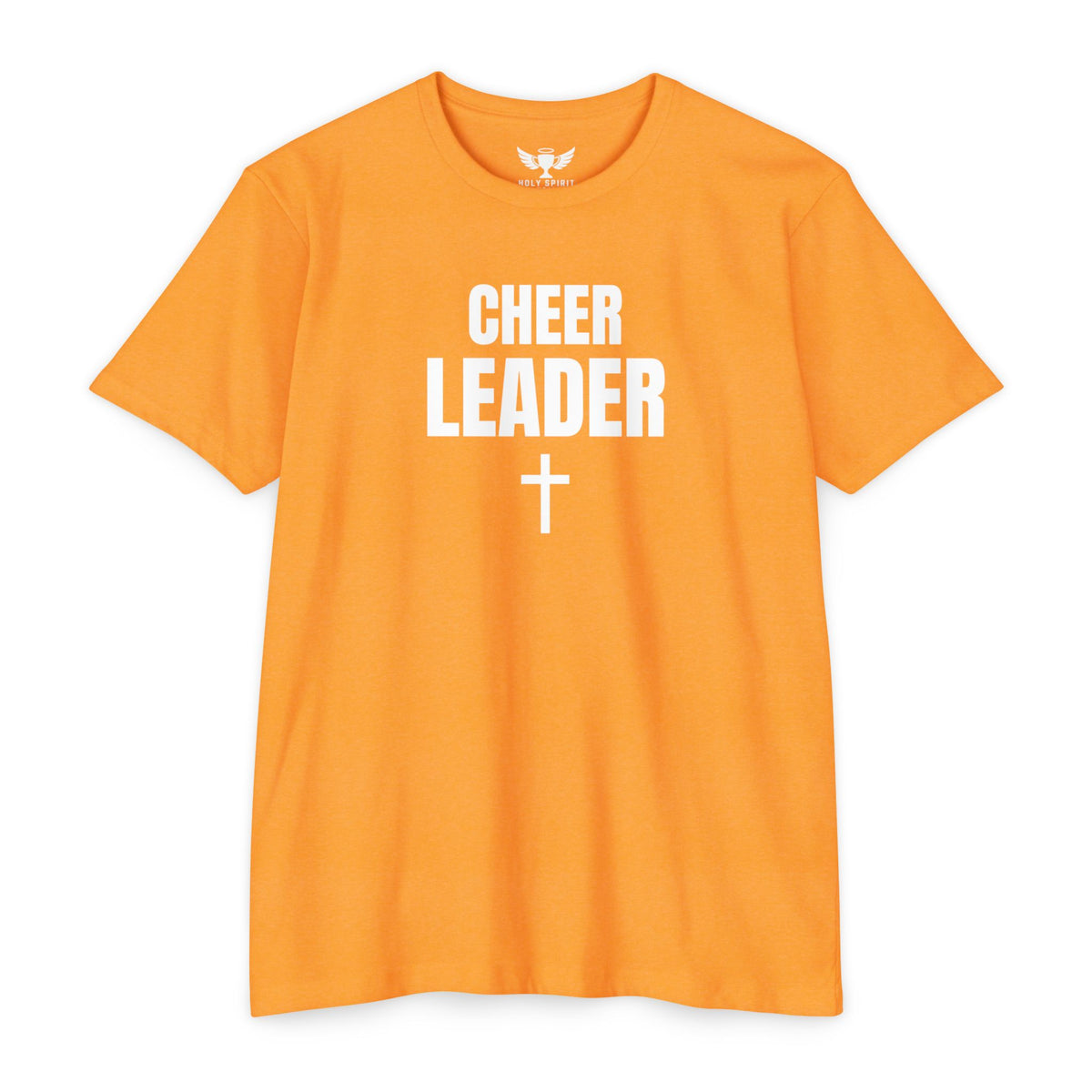 Cheer Leader T-Shirt with Cross — Personalized Back Name & Number