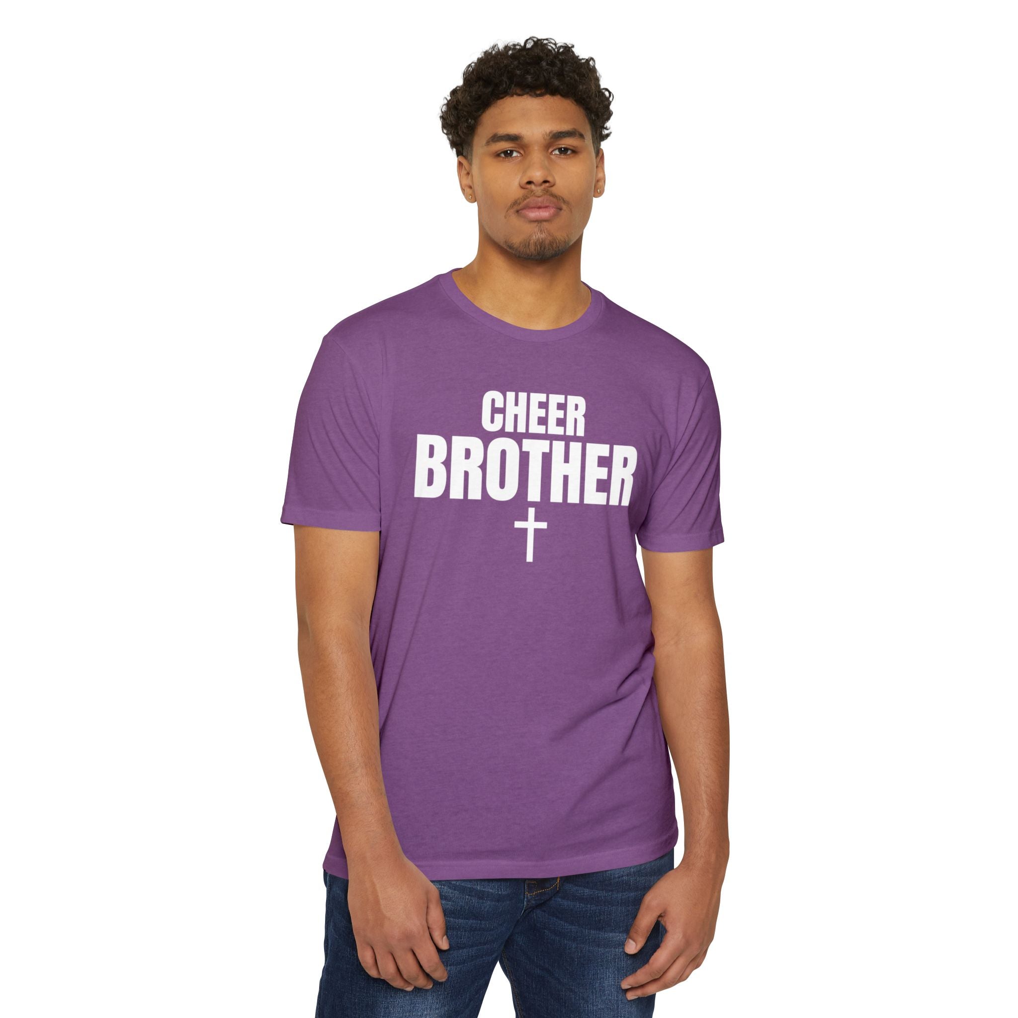 Cheer Brother T-Shirt — Personalized Back Name & Number