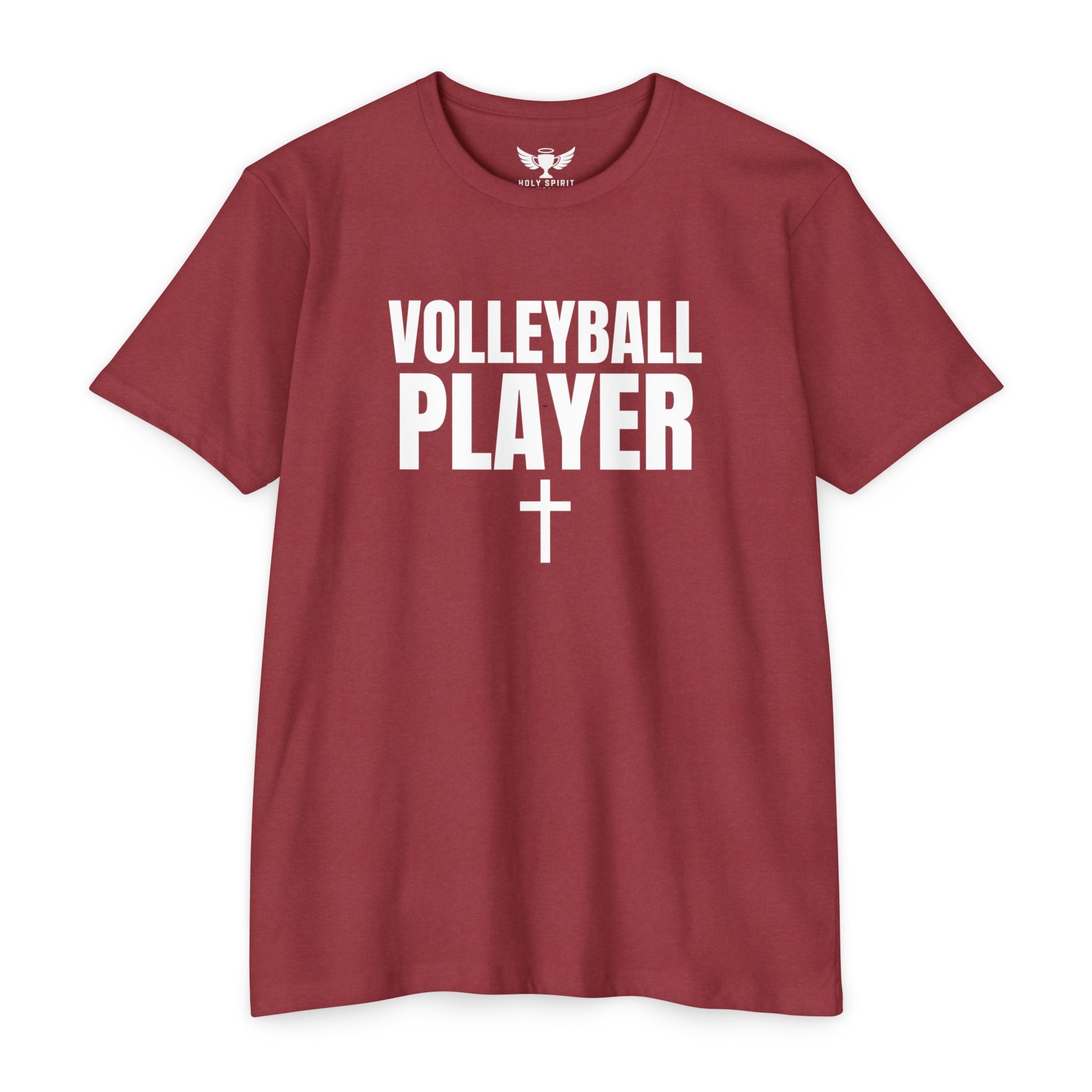 Volleyball Player T-Shirt — Custom Name & Number Sports Tee