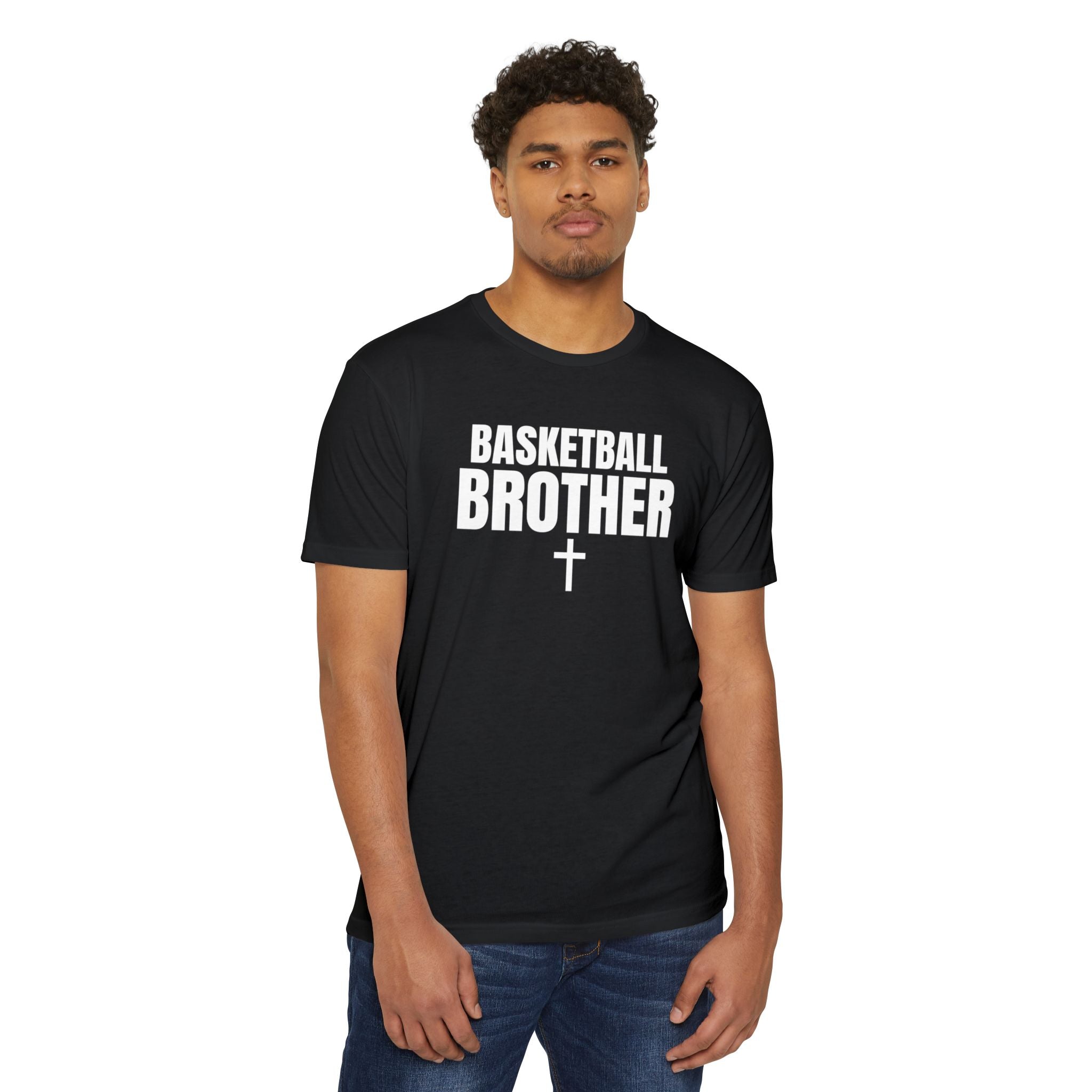 Basketball Brother T-Shirt — Custom Back Name & Number