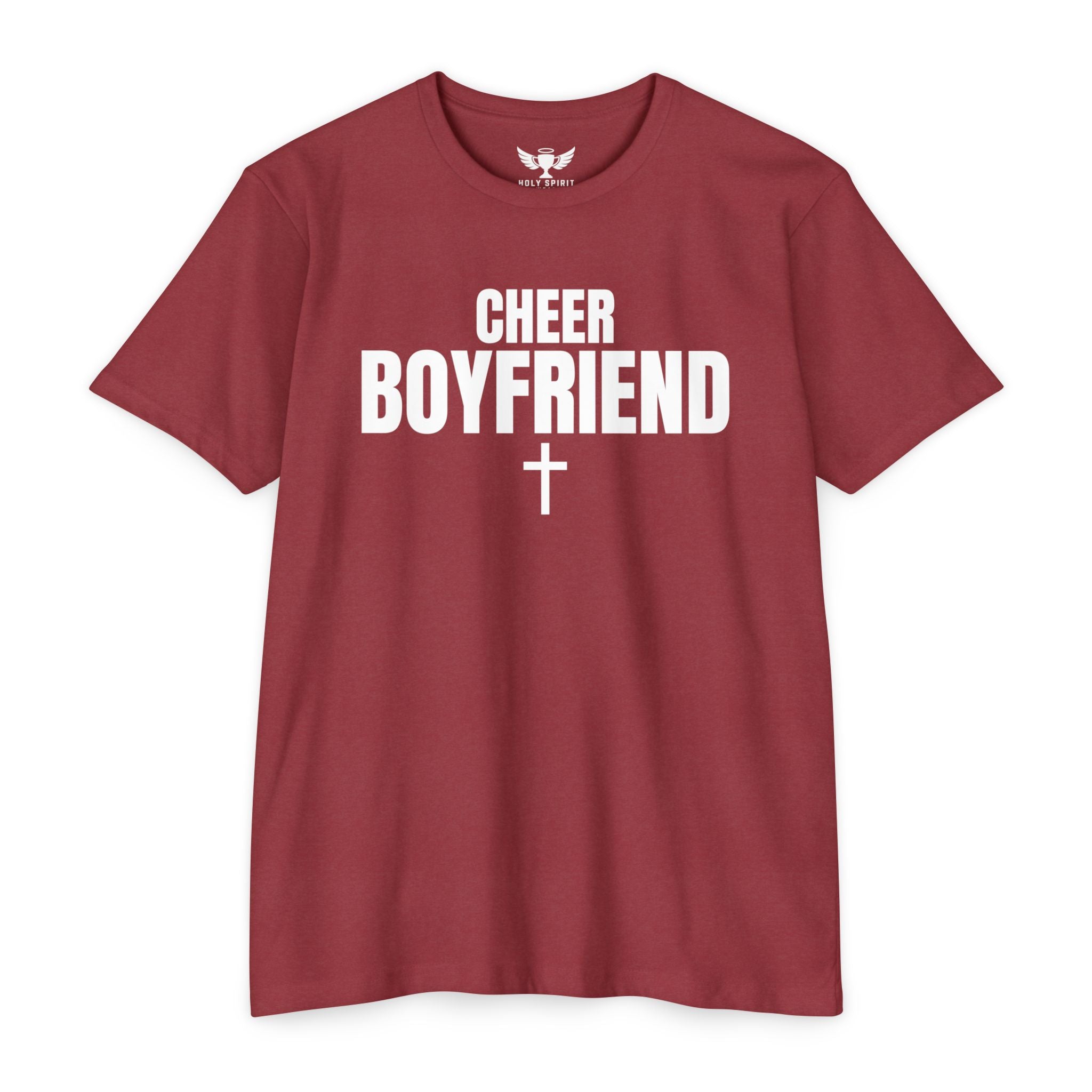 Cheer Boyfriend T-Shirt — Custom Back Name & Number