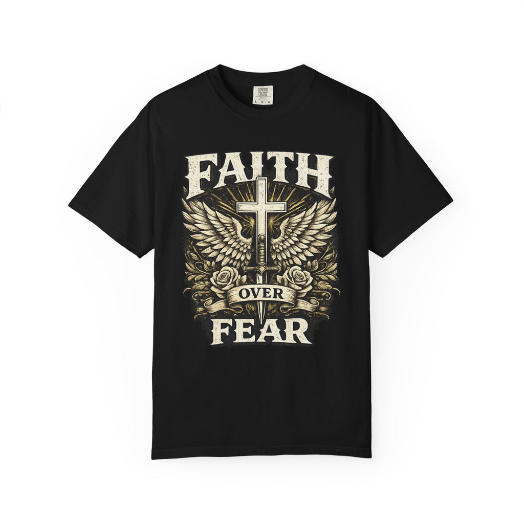 Faith Over Fear T‑Shirt — Bold Christian Street Wear Tee