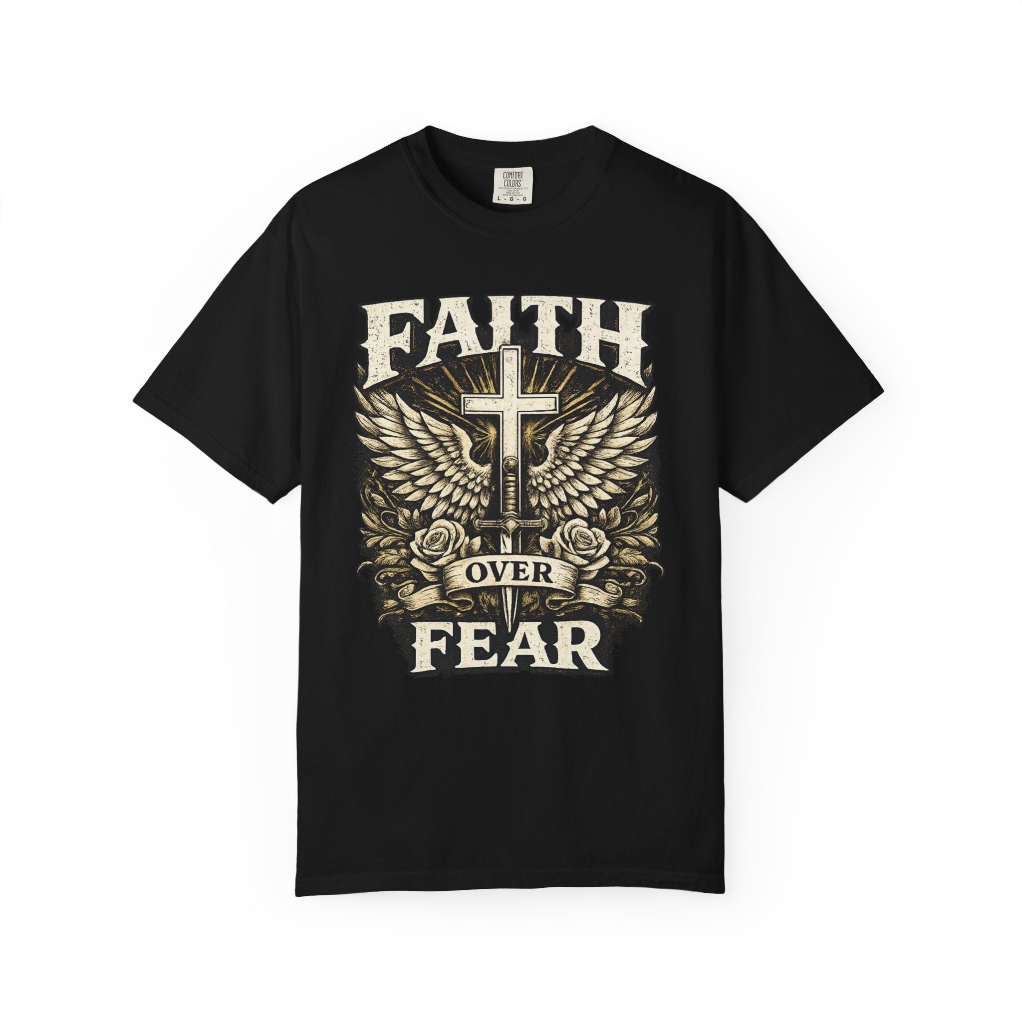 Faith Over Fear T‑Shirt — Bold Christian Street Wear Tee