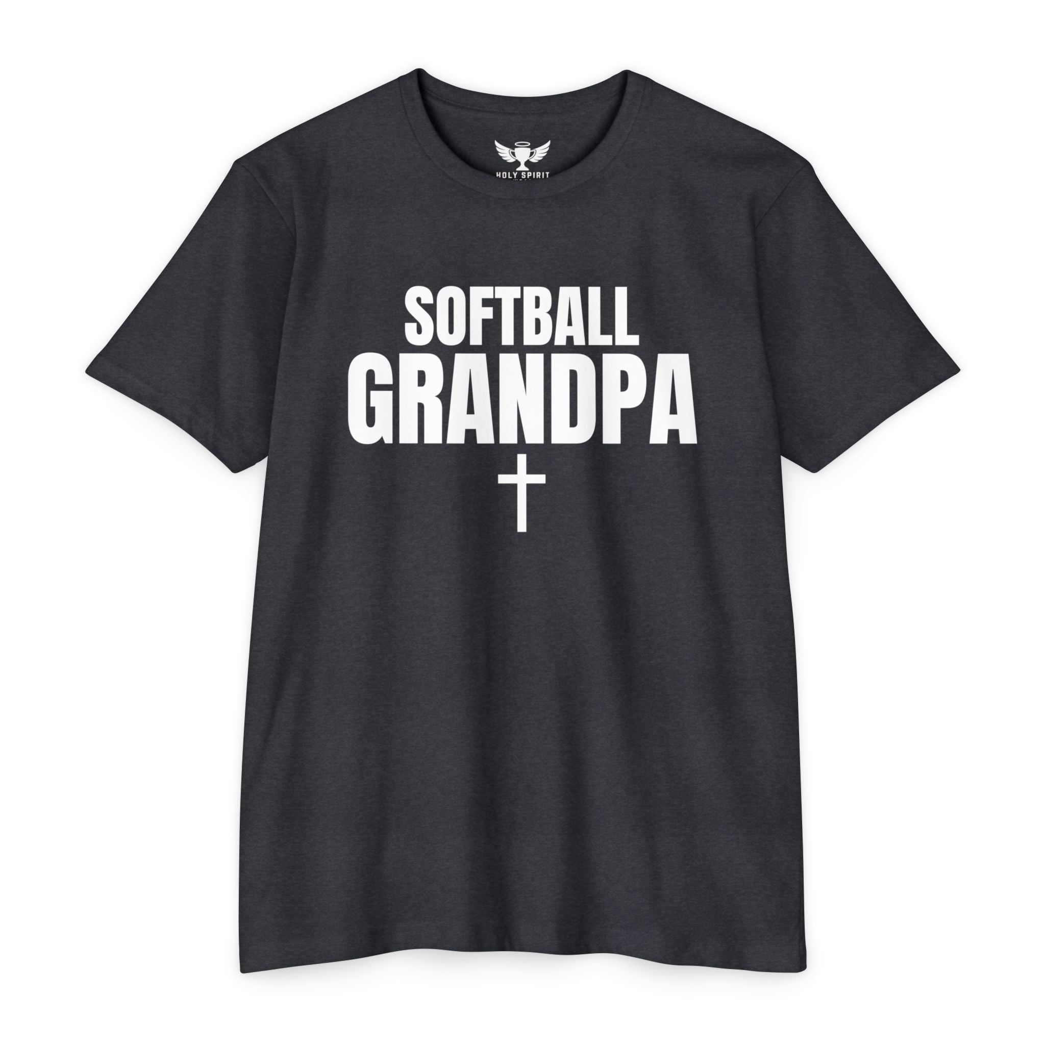 Softball Grandpa T-Shirt – Custom Back Name & Number