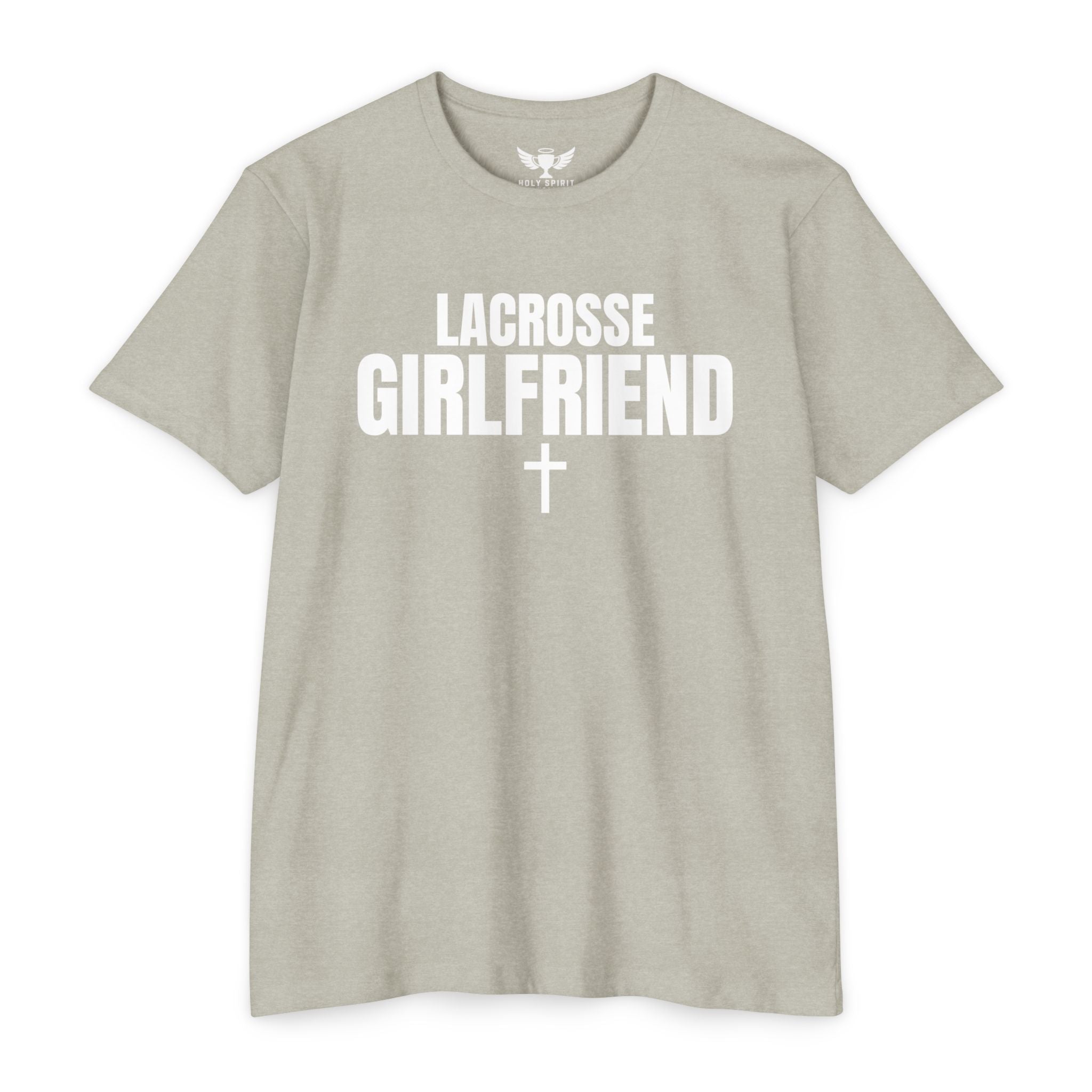 Lacrosse Girlfriend T-Shirt — Custom Name & Number Sports Tee