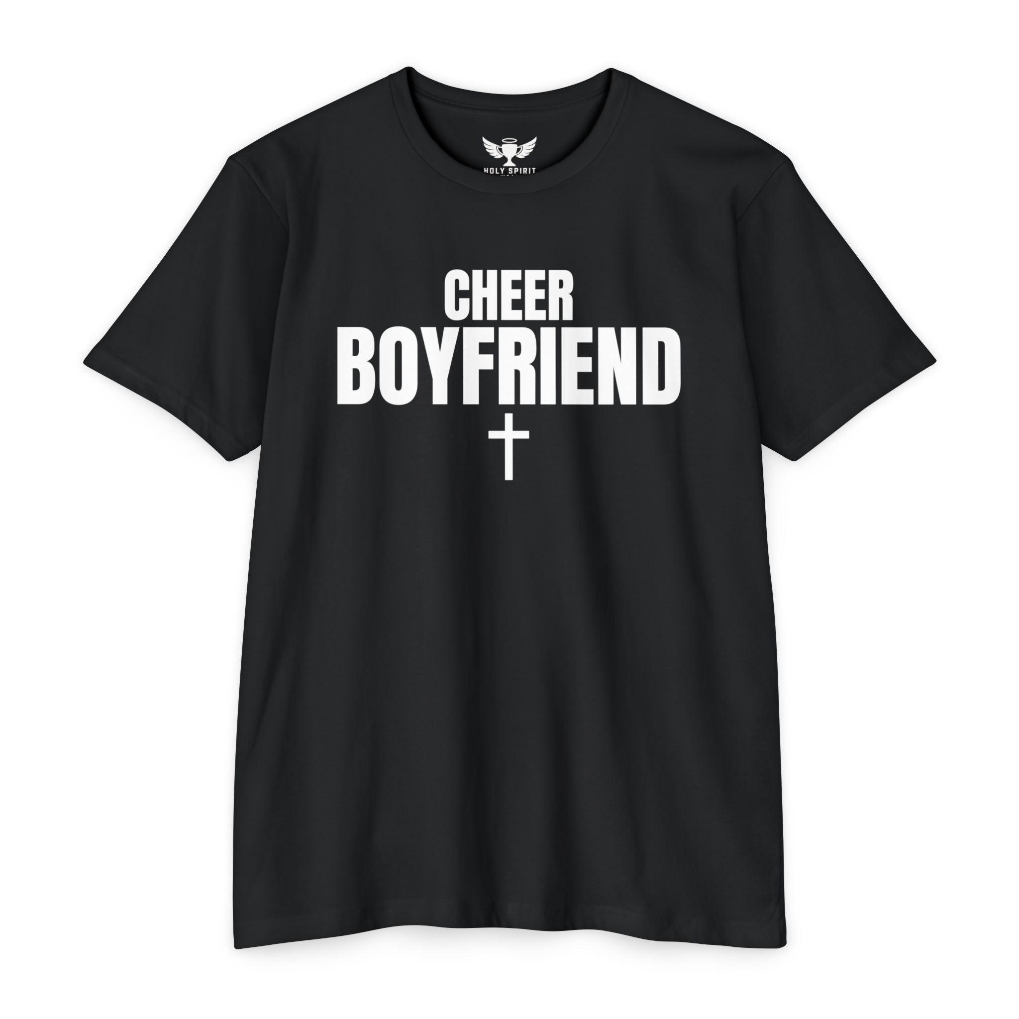 Cheer Boyfriend T-Shirt — Custom Back Name & Number