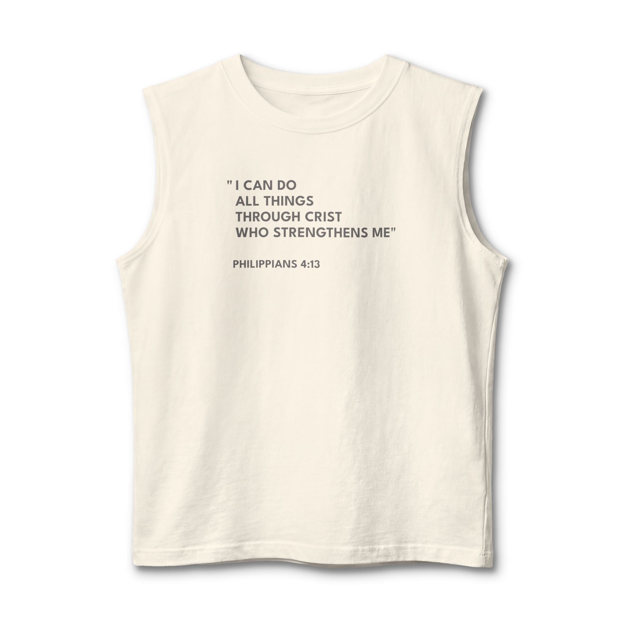 Philippians 4:13 Unisex Muscle Tank