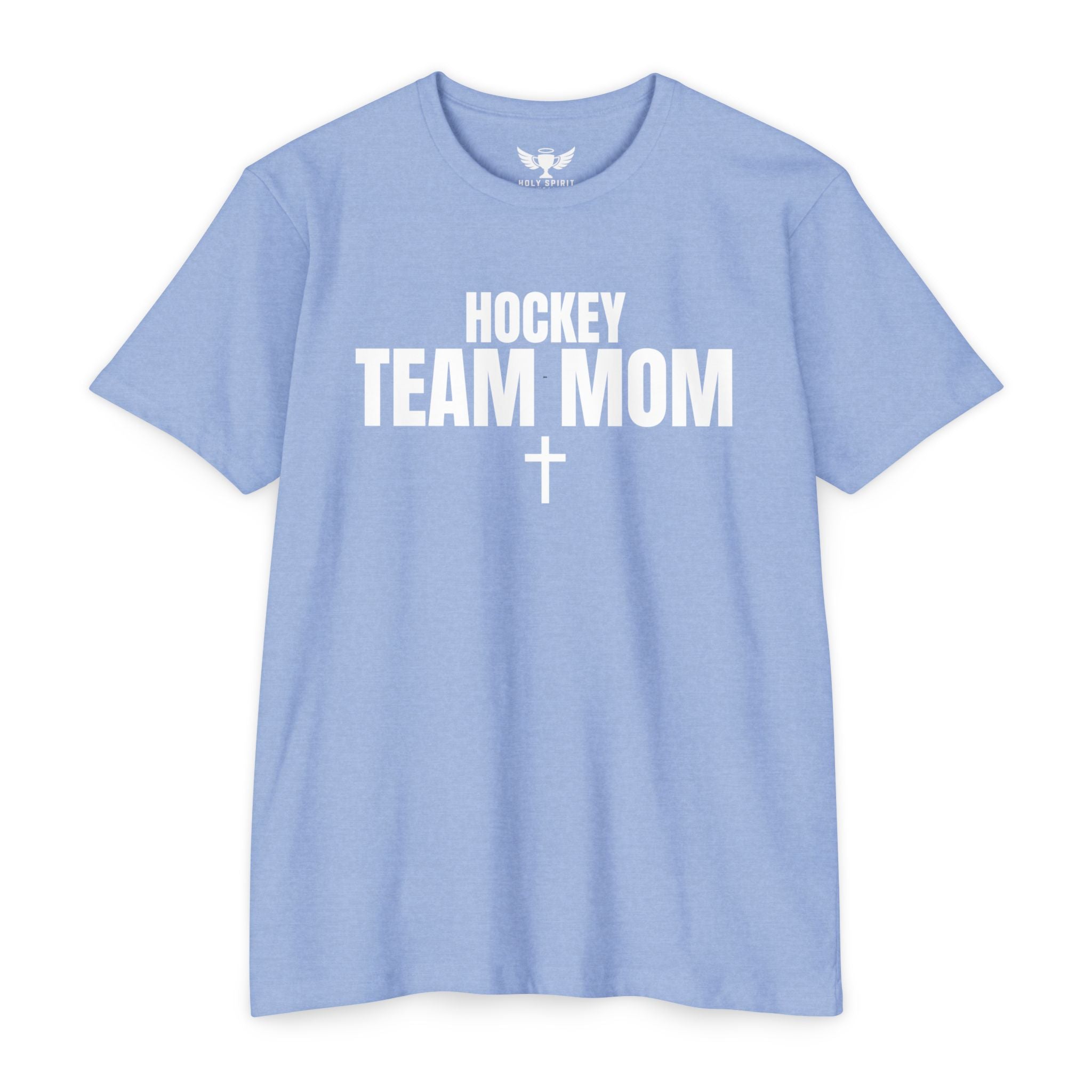 Hockey Team Mom T‑Shirt — Custom Name & Number Sports Tee