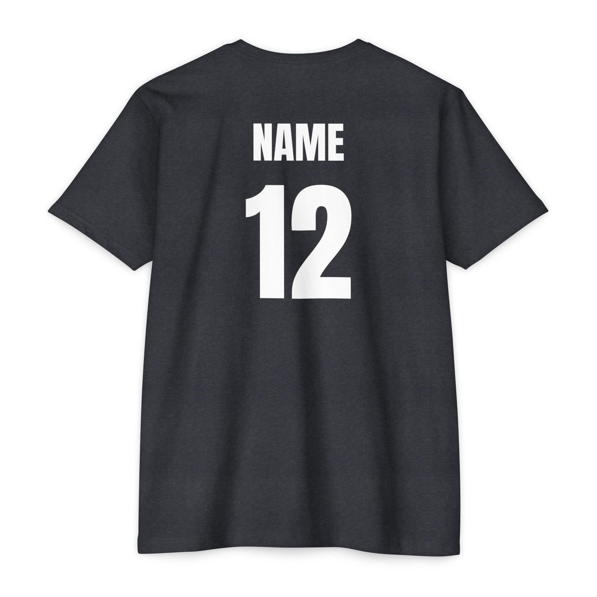 Baseball Girlfriend T-Shirt — Personalized Back Name & Number Tee