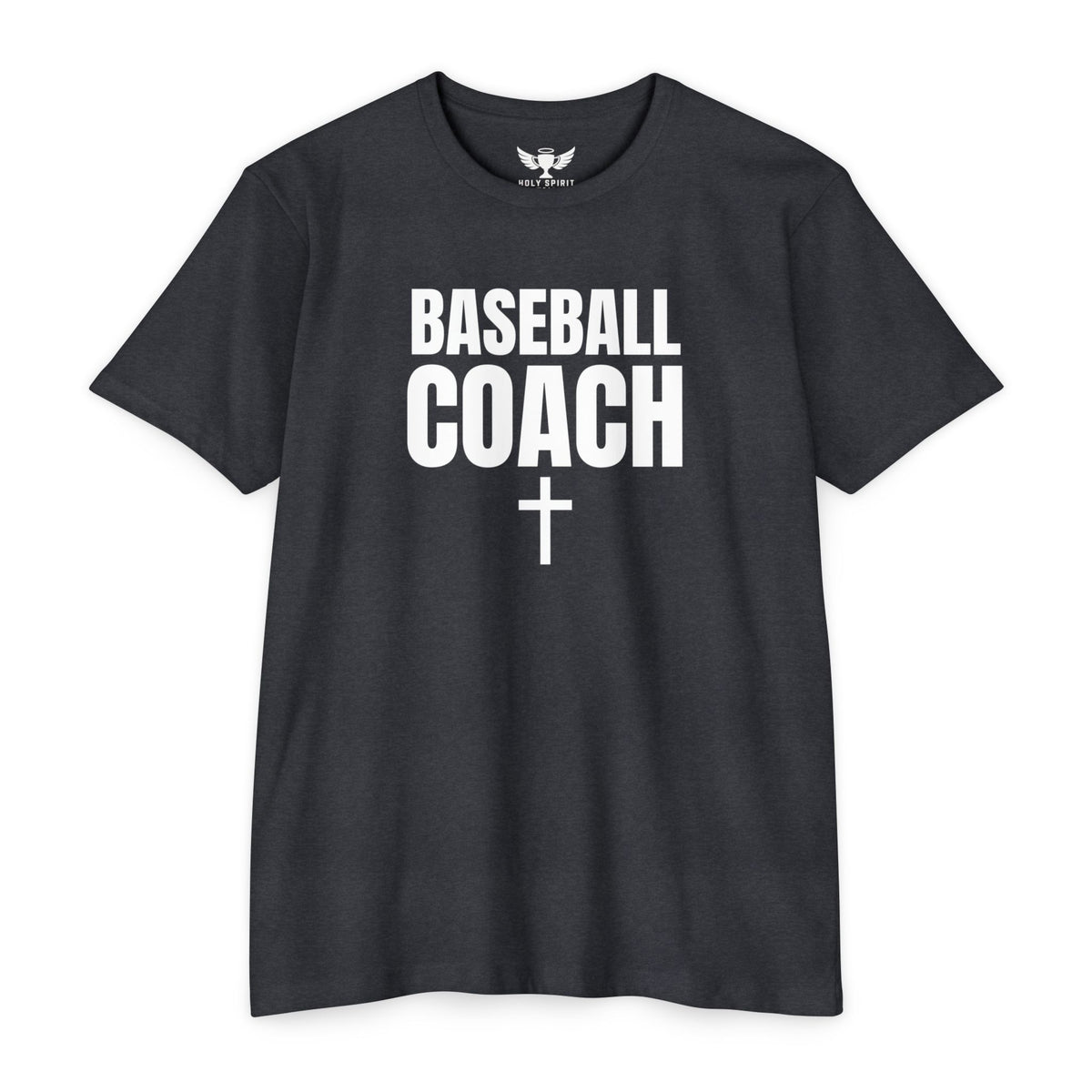 Baseball Coach T-Shirt — Custom Back Name & Number