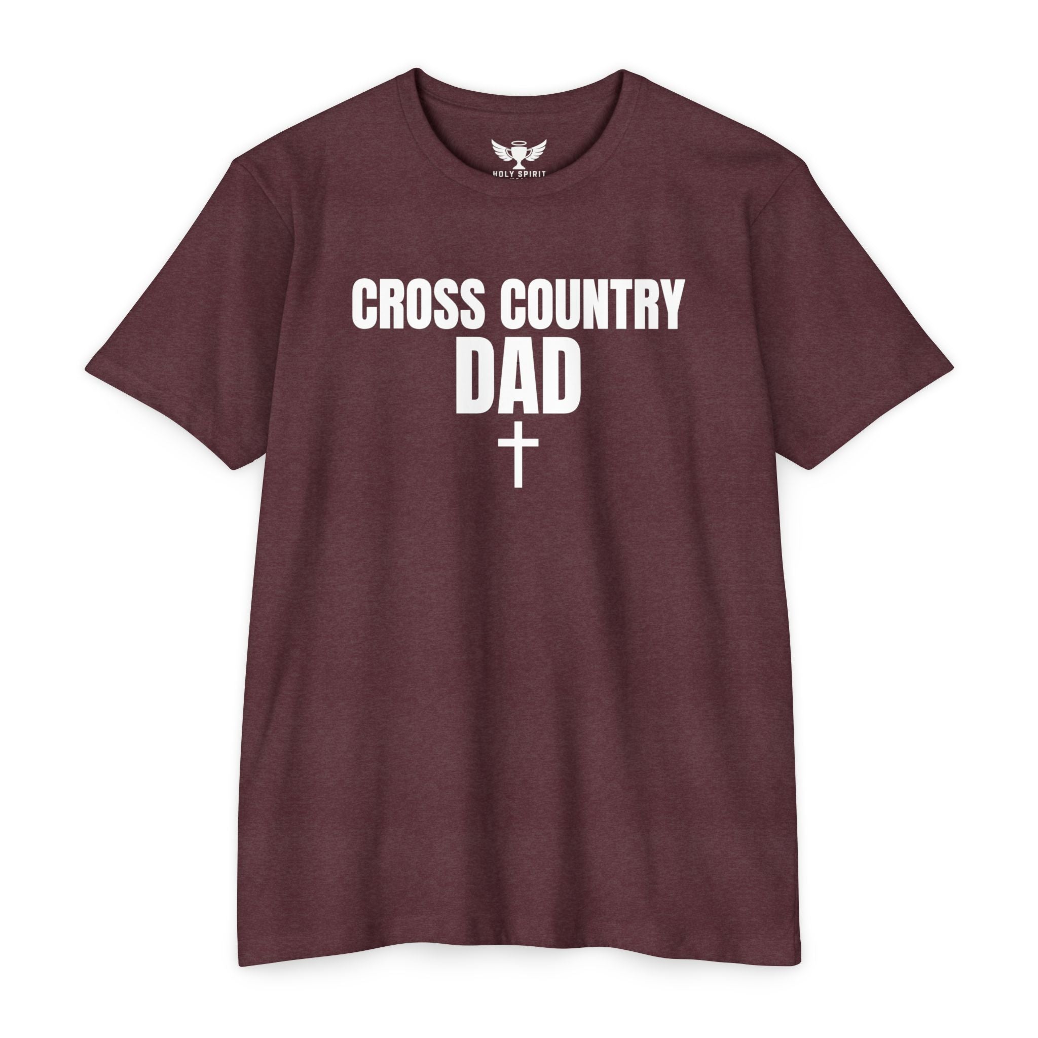 Cross Country Dad T-Shirt — Custom Name & Number Sports Tee