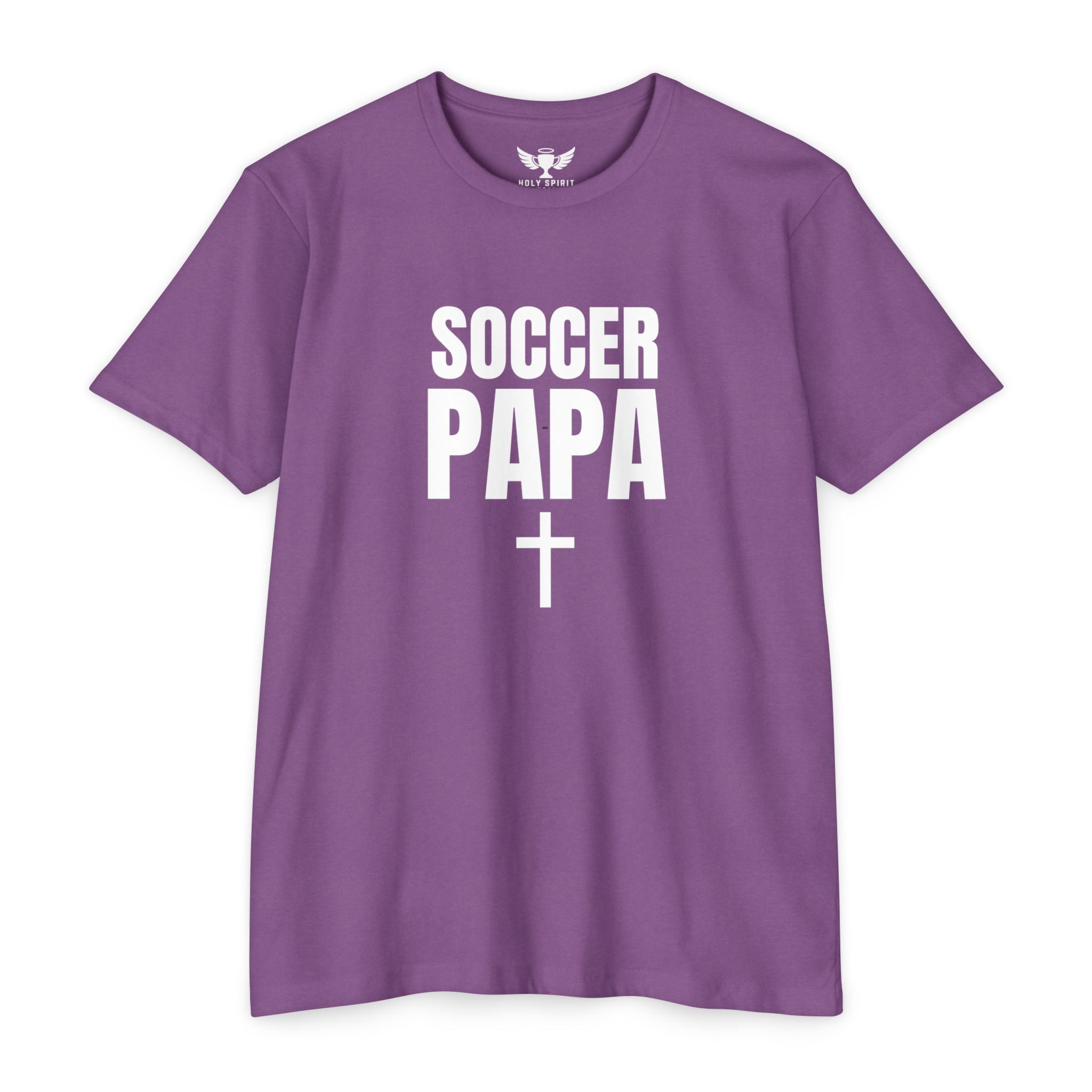Soccer Papa T-Shirt — Personalized Back Name & Number