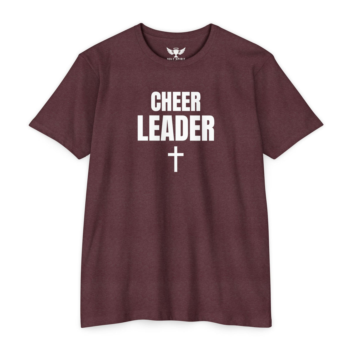 Cheer Leader T-Shirt with Cross — Personalized Back Name & Number