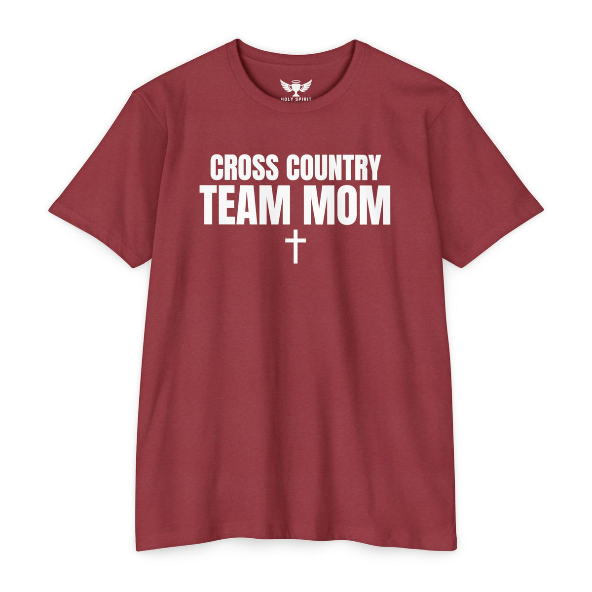 Cross Country Team Mom T-Shirt — Custom Name & Number Sports Tee