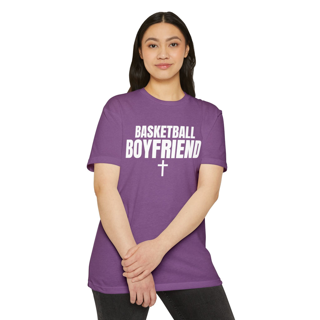 Basketball Boyfriend T-Shirt — Custom Name & Number