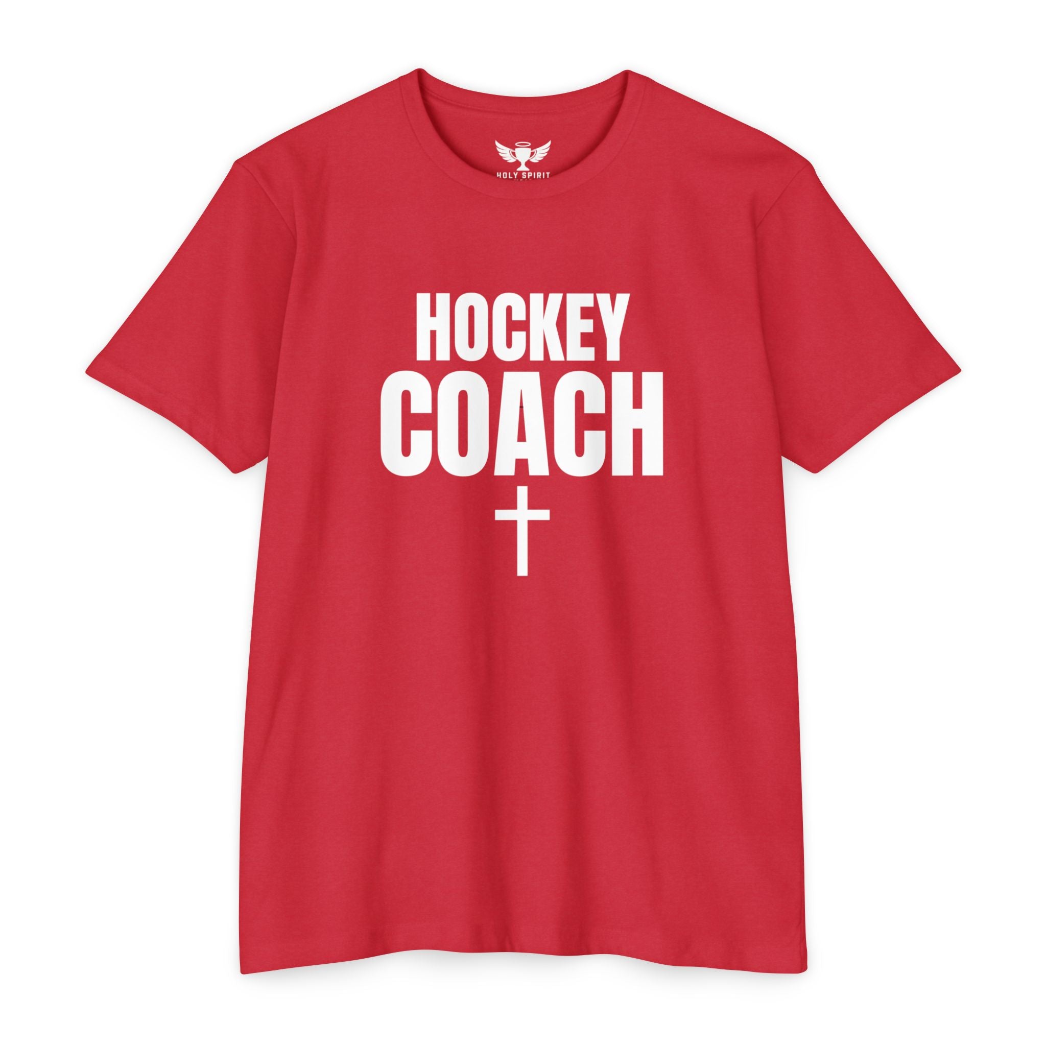 Hockey Coach T-Shirt — Personalized Name & Number Jersey