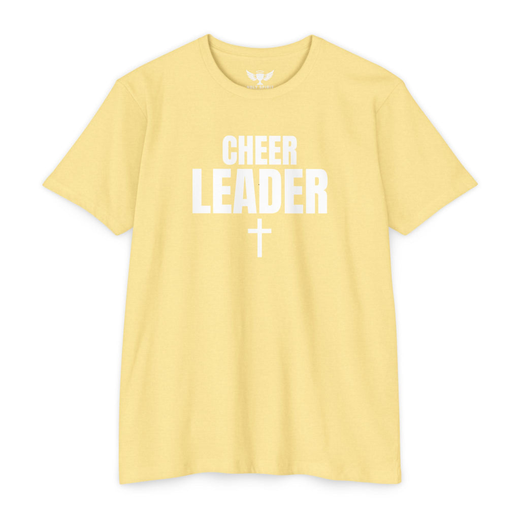 Cheer Leader T-Shirt with Cross — Personalized Back Name & Number