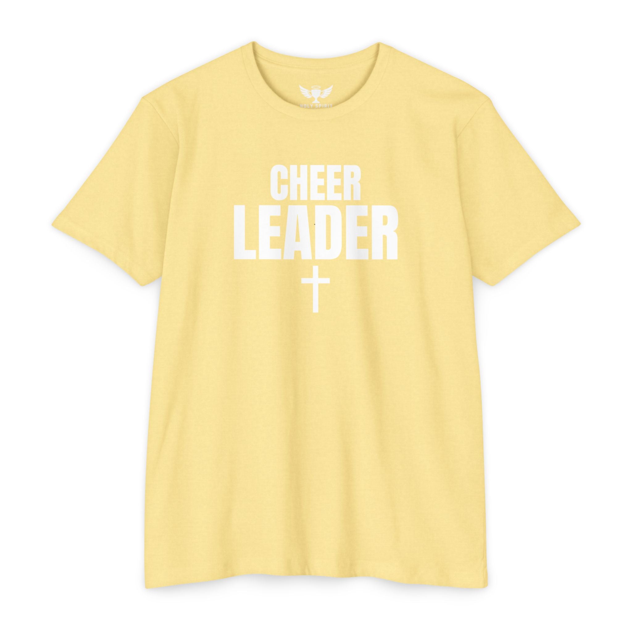 Cheer Leader T-Shirt with Cross — Personalized Back Name & Number