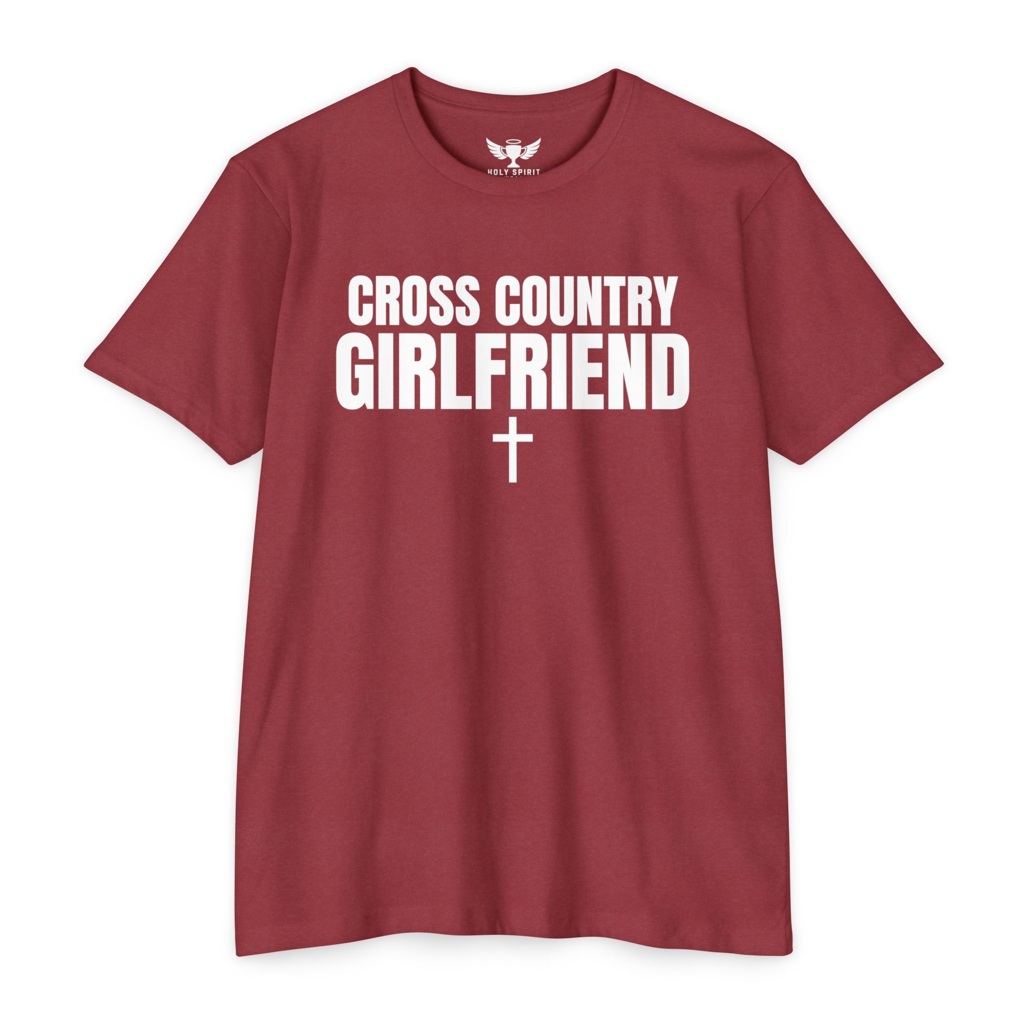 Cross Country Girlfriend T-Shirt — Custom Name & Number Sports Tee