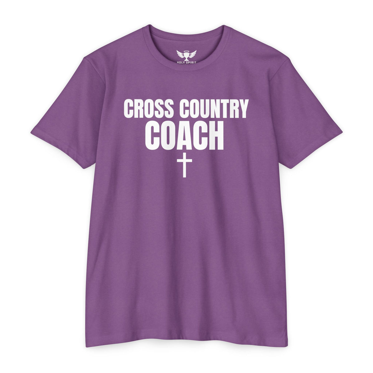 Cross Country Coach T-Shirt — Custom Name & Number Sports Tee