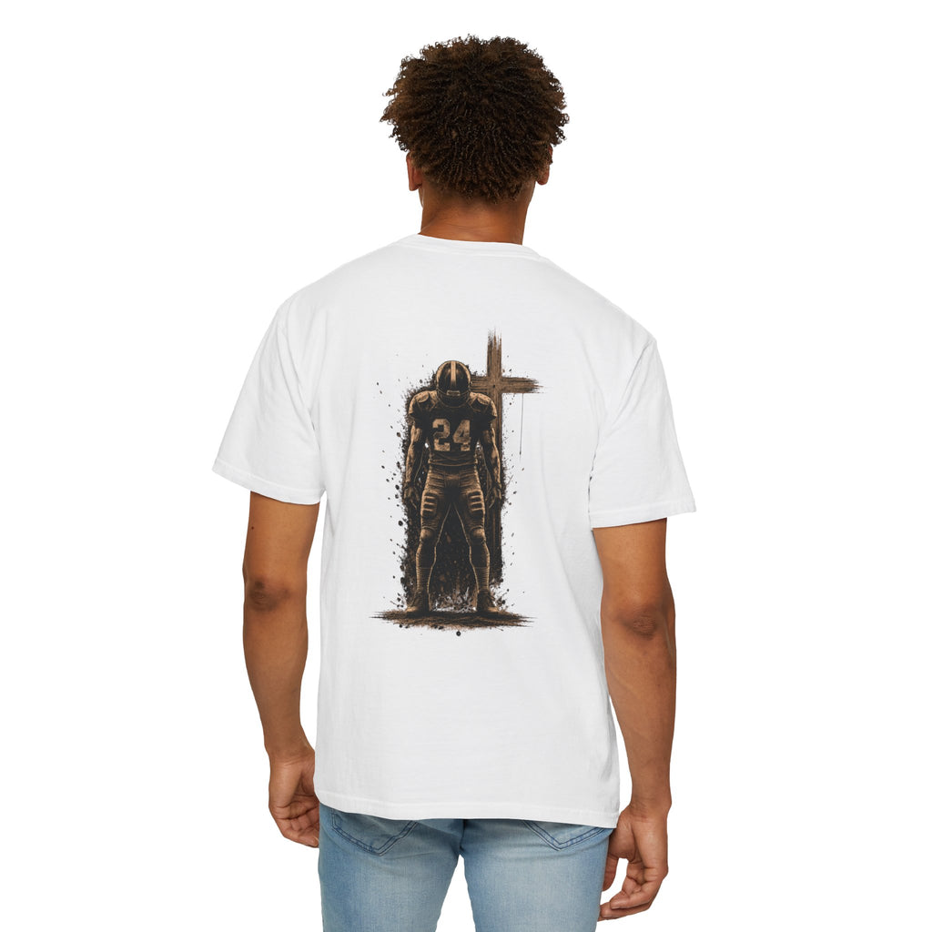 All Glory To God - Game Time Football Tee — Faith-Based Athletic T-Shirt