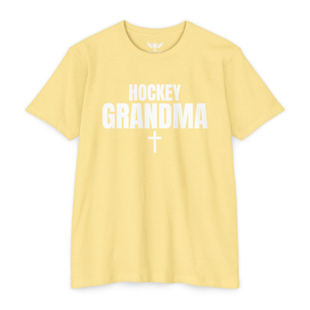Hockey Grandma T-Shirt — Custom Back Name & Number Jersey