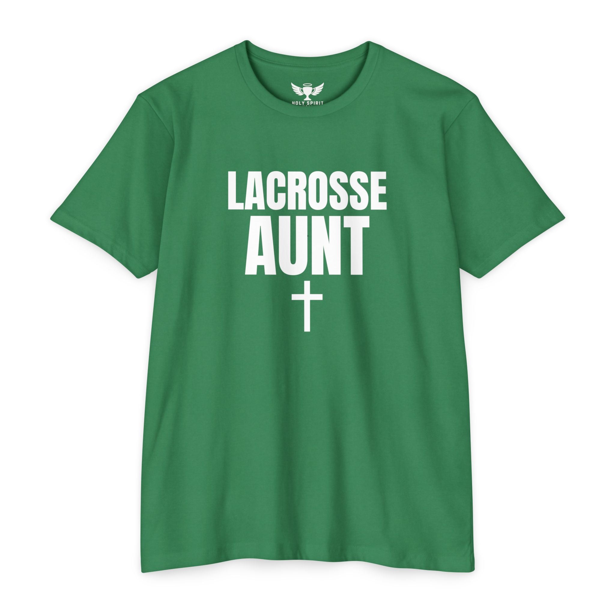 Lacrosse Aunt T-Shirt — Personalized Back Name & Number