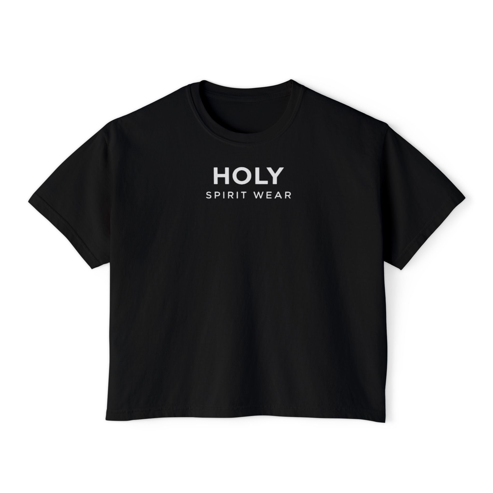 Psalm 144:1 Women's Boxy Tee/Text Logo