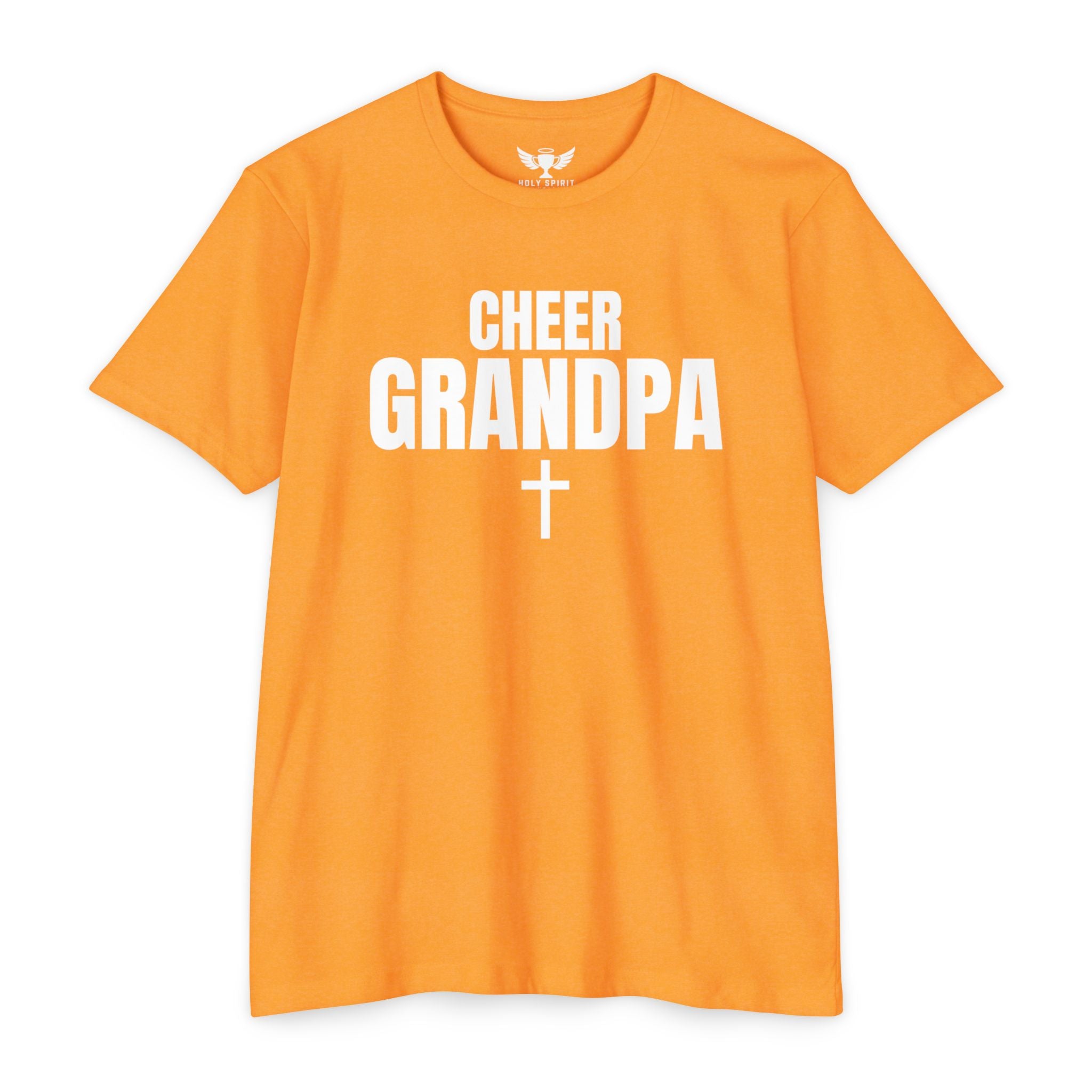 Cheer Grandpa T‑Shirt — Custom Back Name & Number
