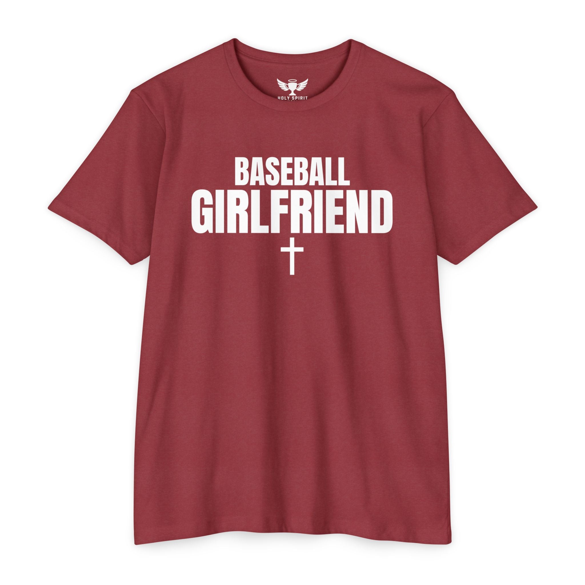 Baseball Girlfriend T-Shirt — Personalized Back Name & Number Tee