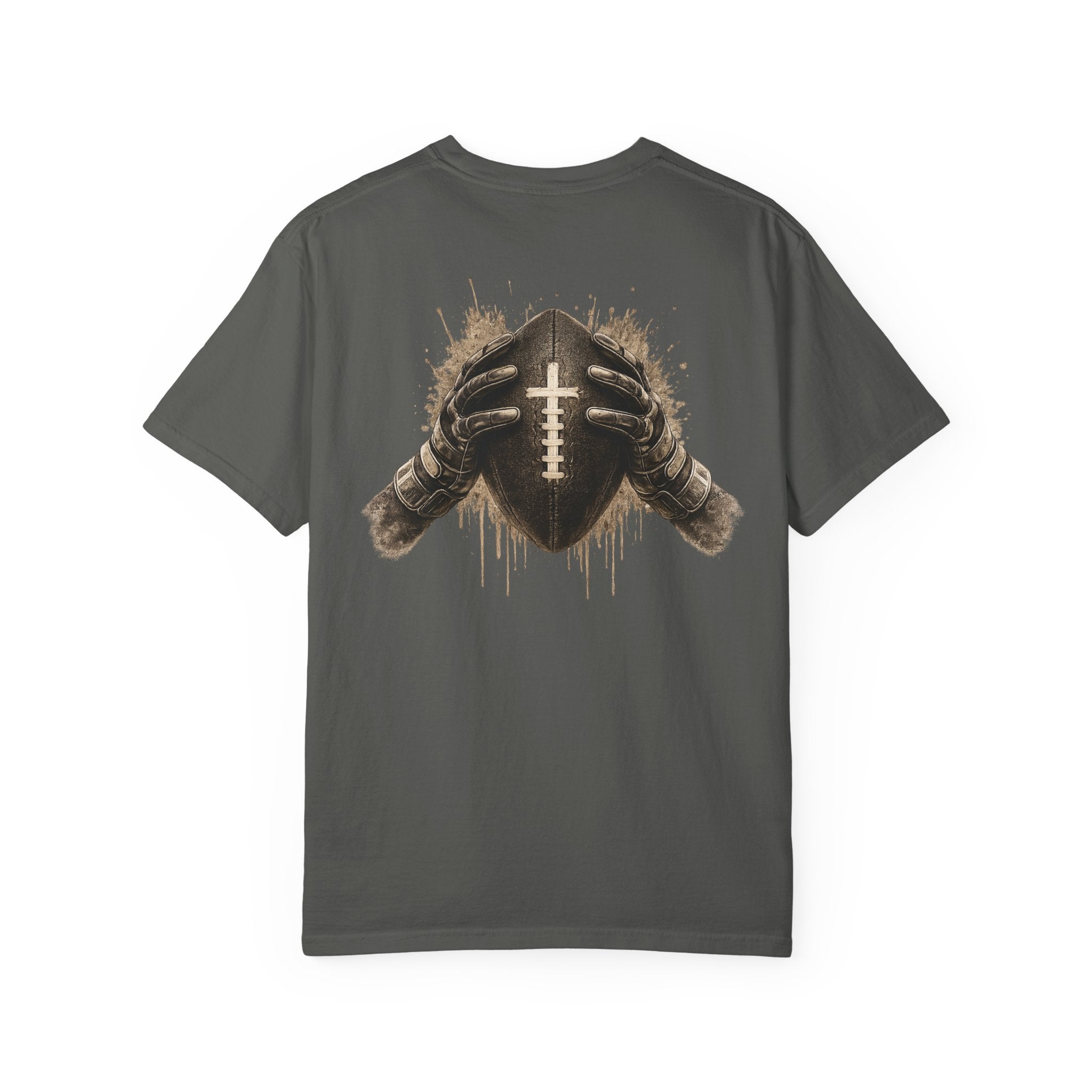 All Glory To God - Football Tee — Faith-Based Athletic T-Shirt