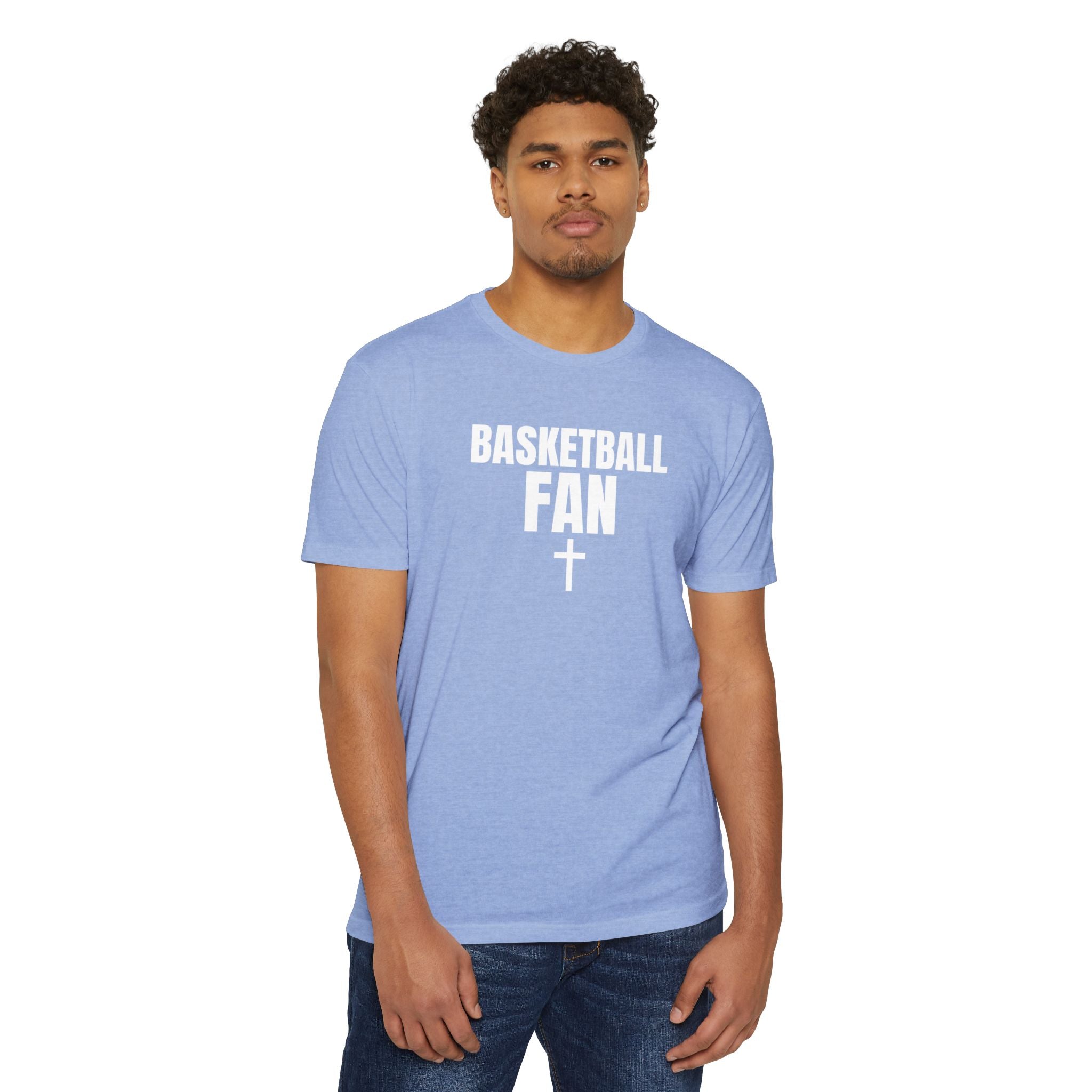 Basketball Fan Tee — Custom Back Name & Number
