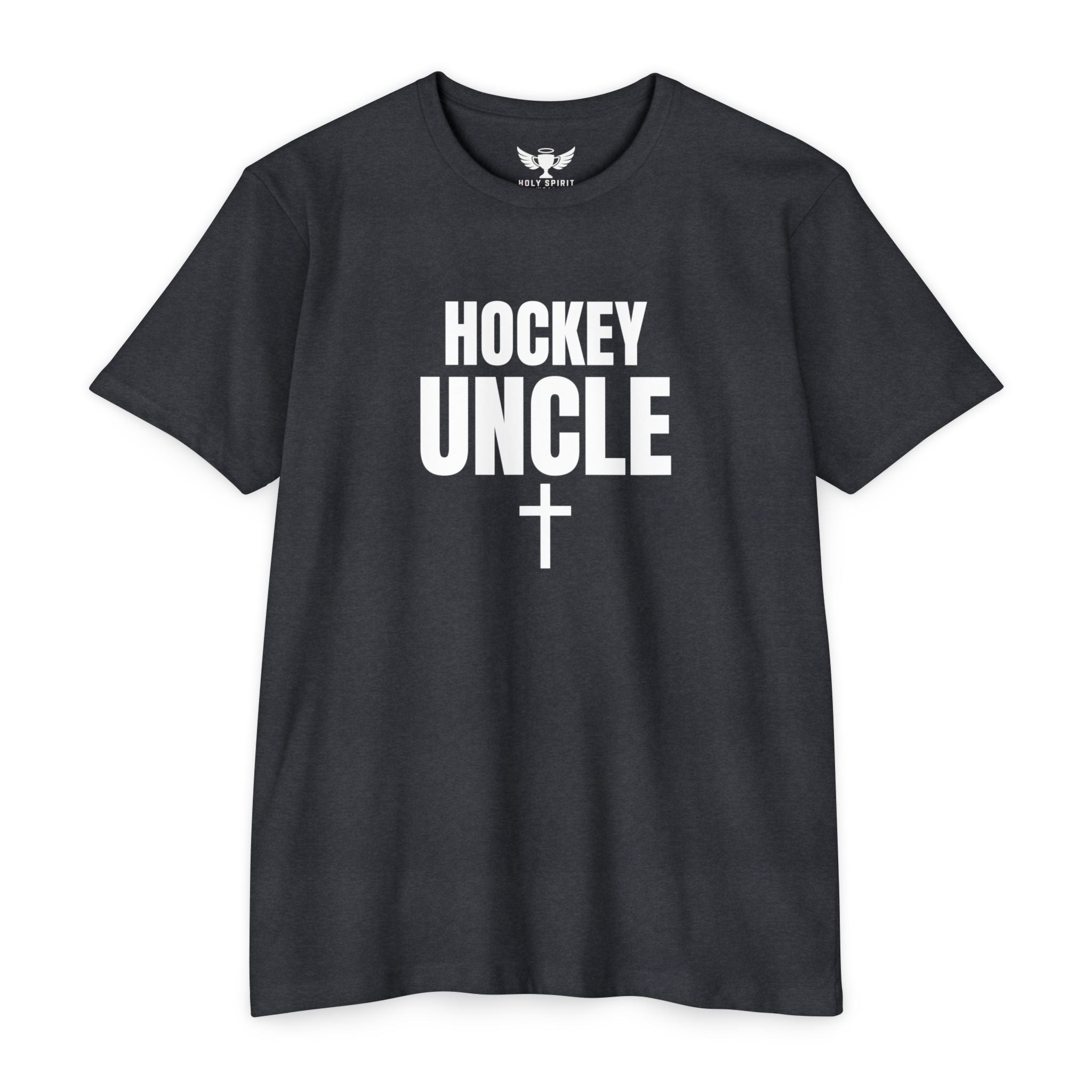 Hockey Uncle T-Shirt — Custom Back Name & Number Sports Tee