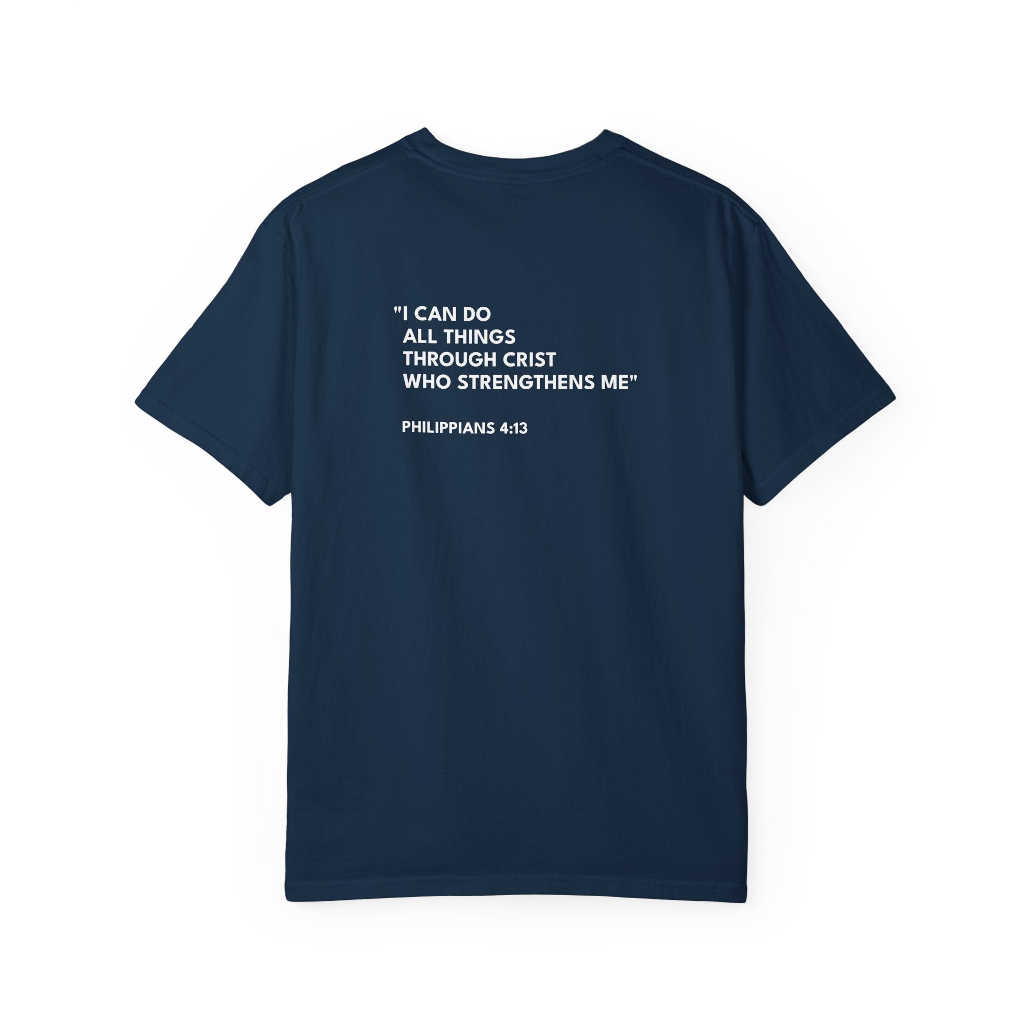 Philippians 4:13 Unisex Logo Casual T-Shirt