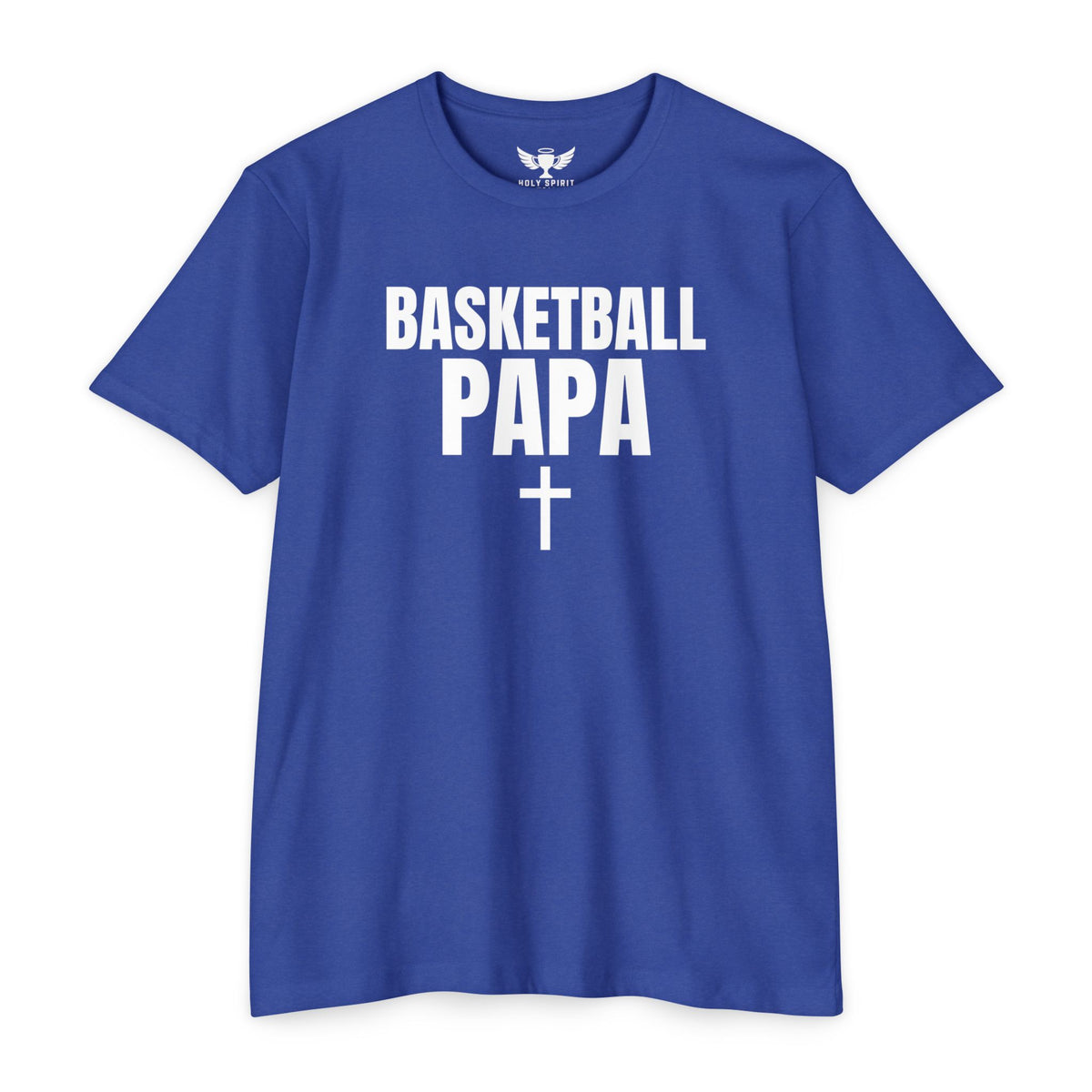 Basketball Papa T-Shirt — Custom Back Name & Number