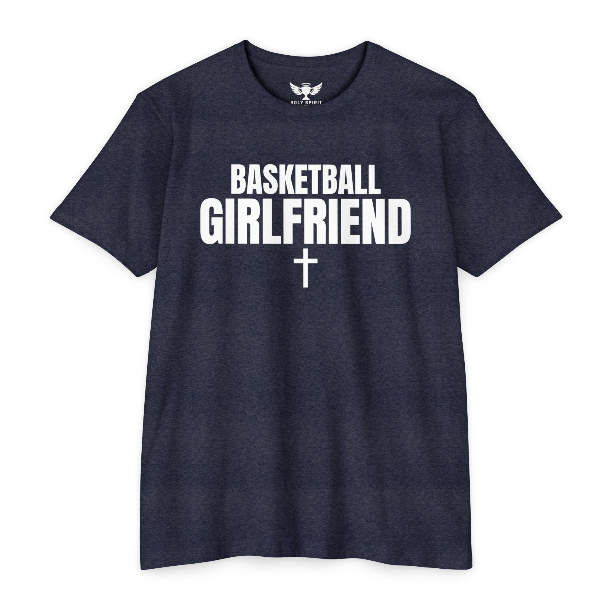 Basketball Girlfriend T-Shirt — Custom Name & Number