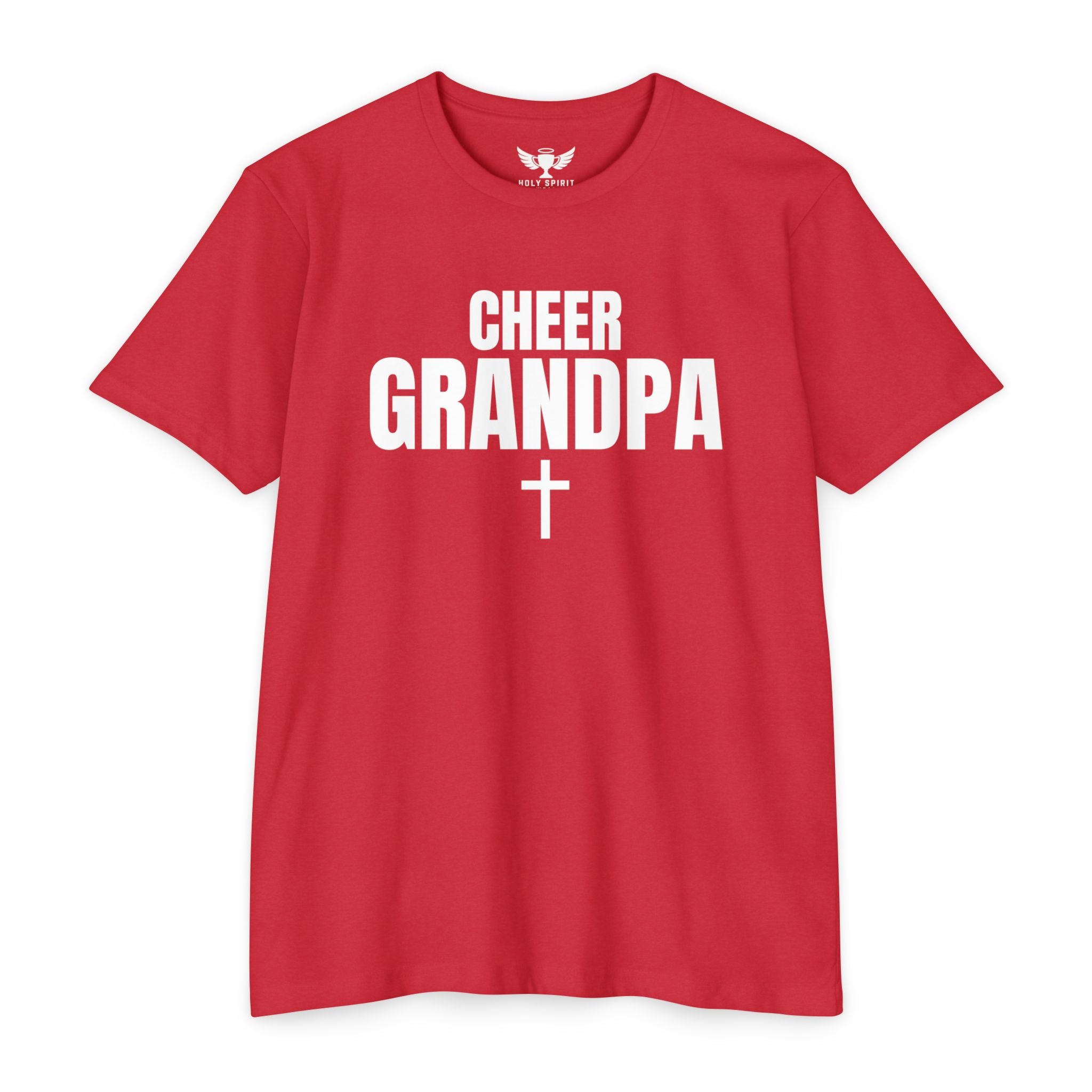 Cheer Grandpa T‑Shirt — Custom Back Name & Number