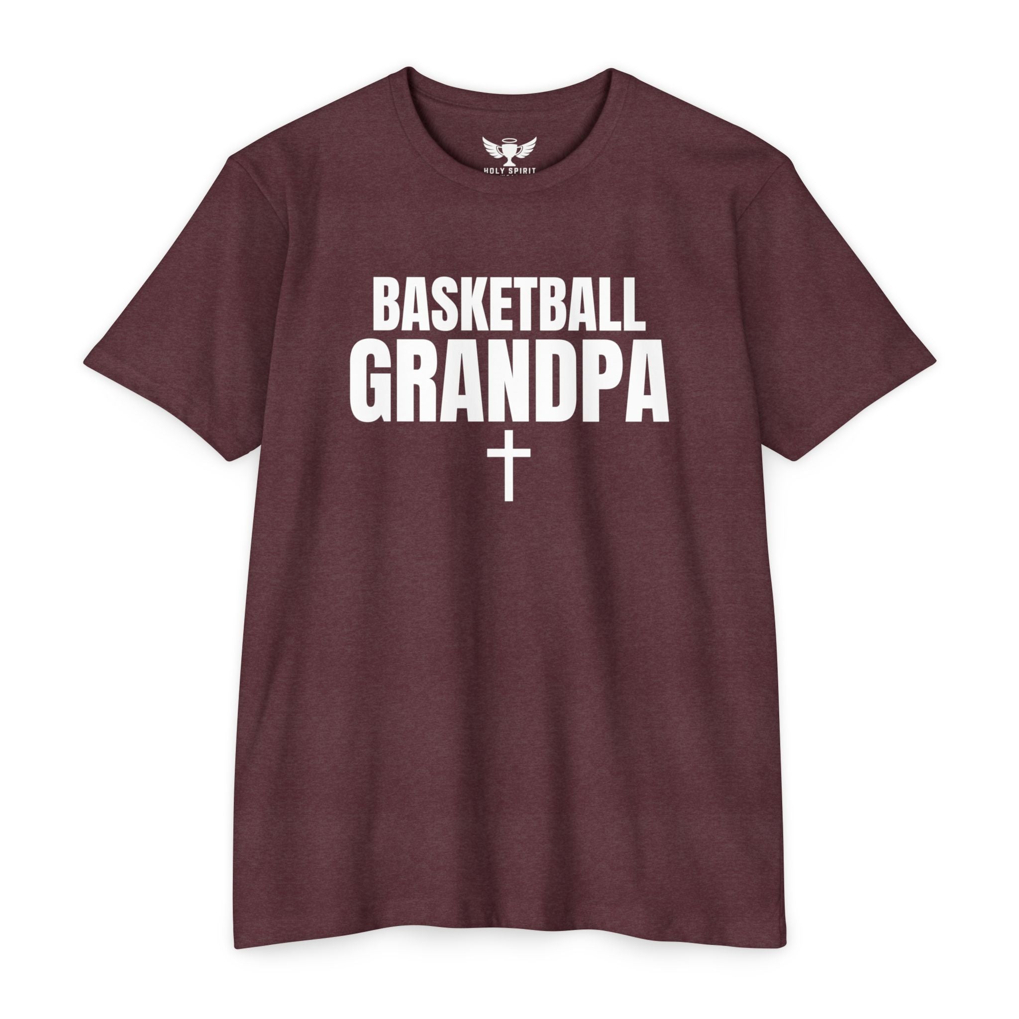 Basketball Grandpa T-Shirt — Custom Back Name & Number