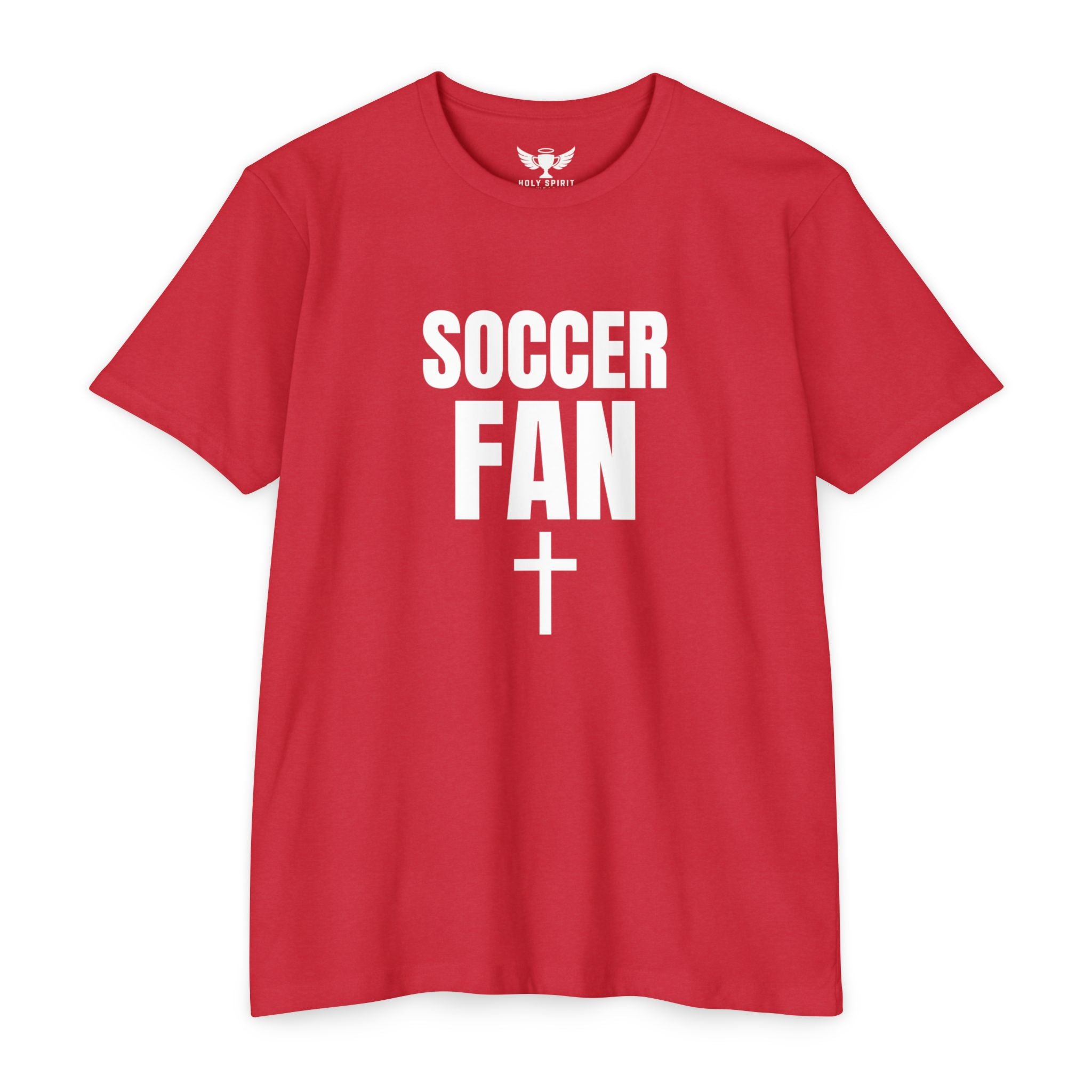 Soccer Fan T-Shirt — Custom Name & Number Jersey Tee