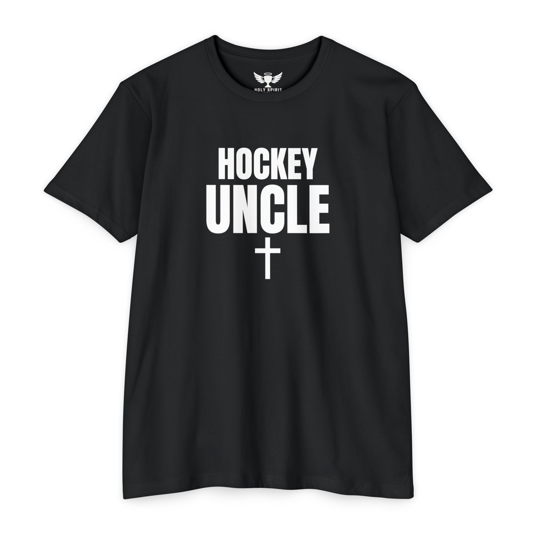 Hockey Uncle T-Shirt — Custom Back Name & Number Sports Tee