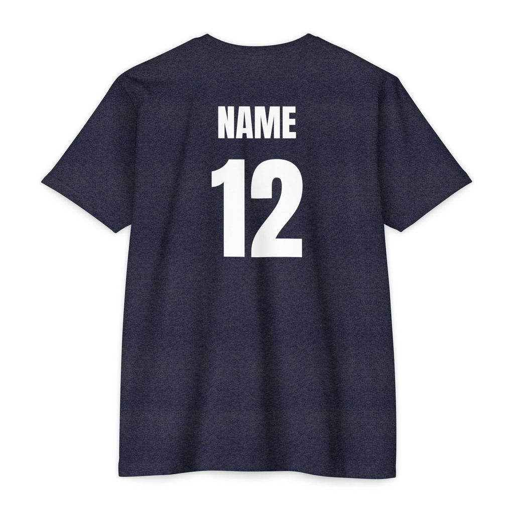 Baseball Grandpa T-Shirt — Custom Back Name & Number