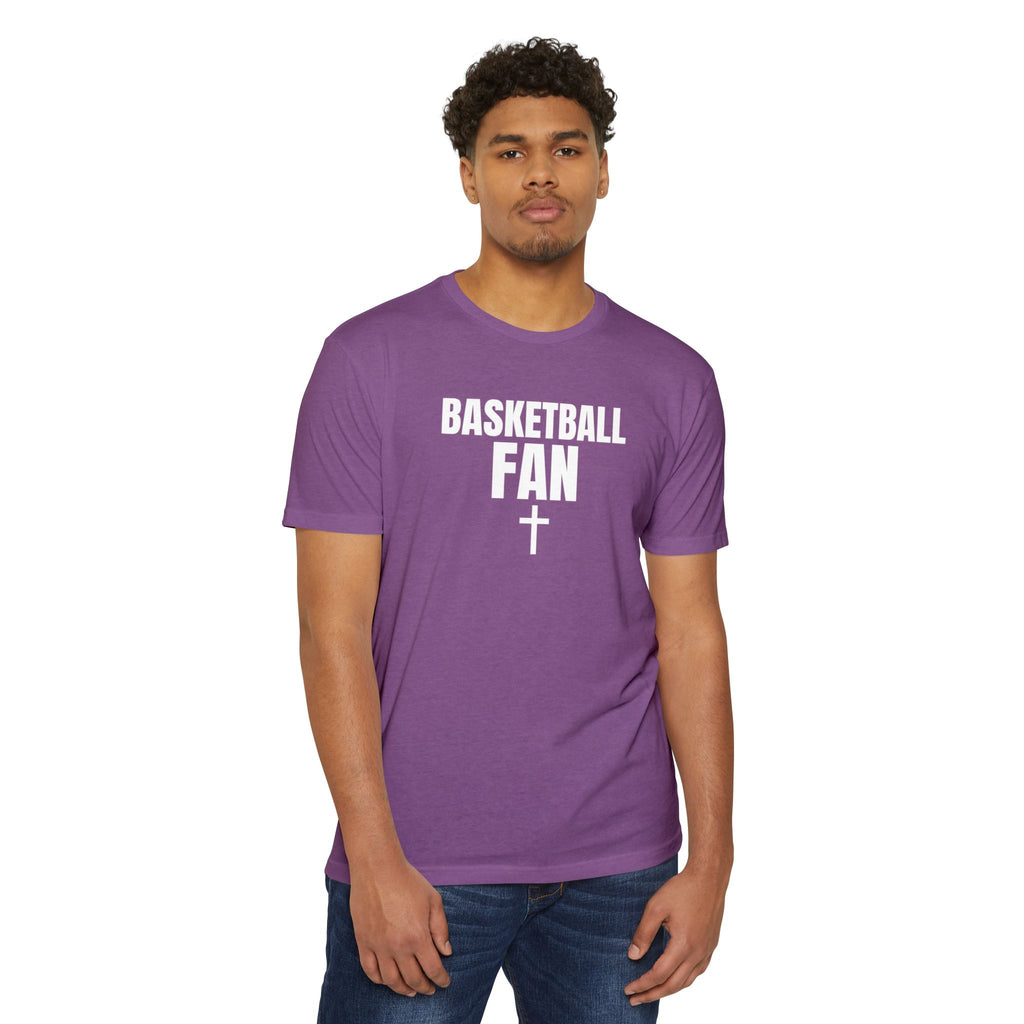 Basketball Fan Tee — Custom Back Name & Number