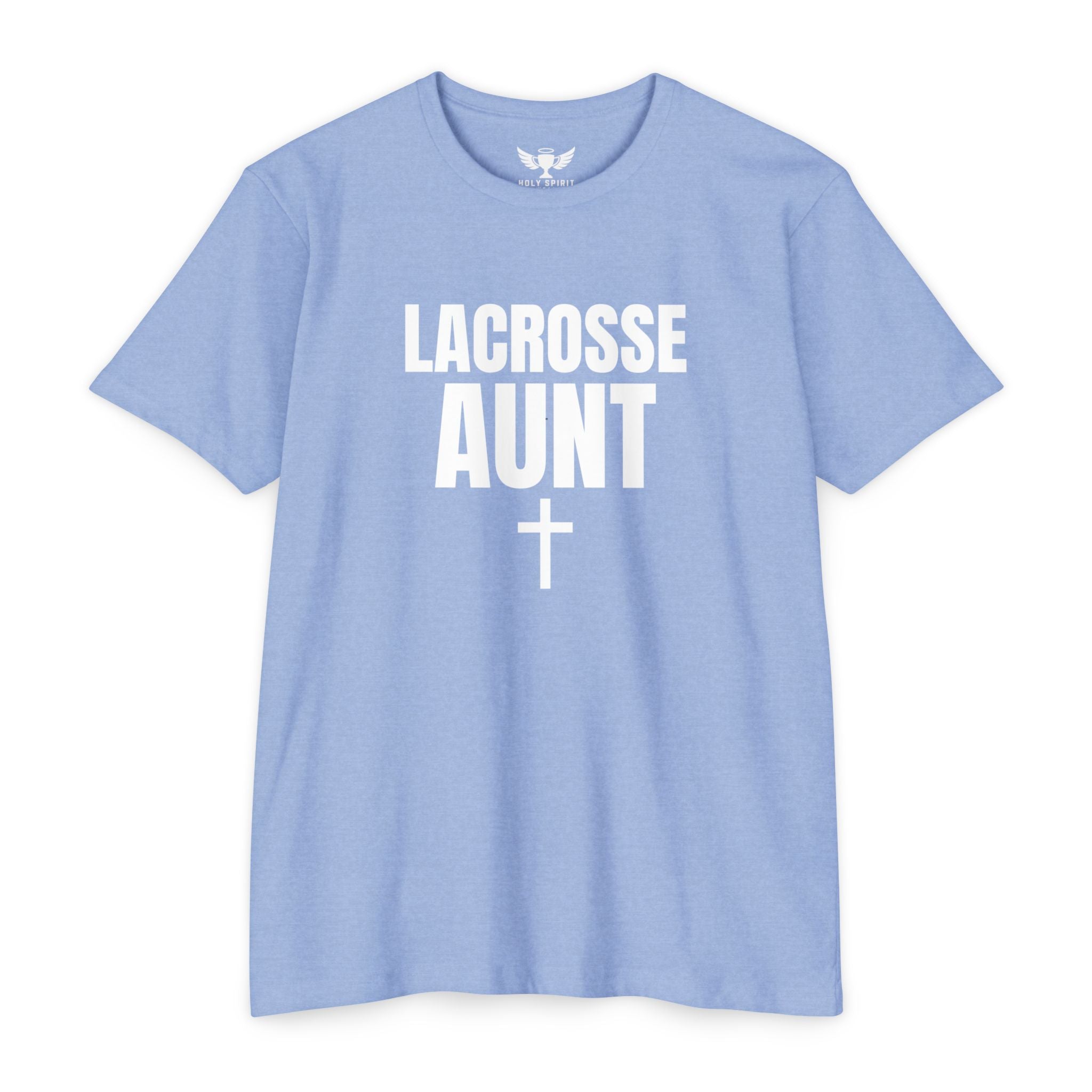 Lacrosse Aunt T-Shirt — Personalized Back Name & Number