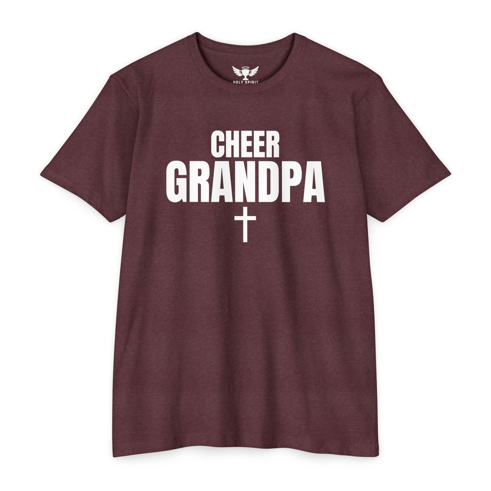 Cheer Grandpa T‑Shirt — Custom Back Name & Number