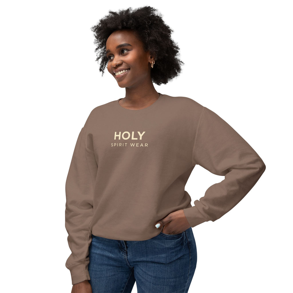 Philippians 4:13 Text Logo Crewneck Sweatshirt