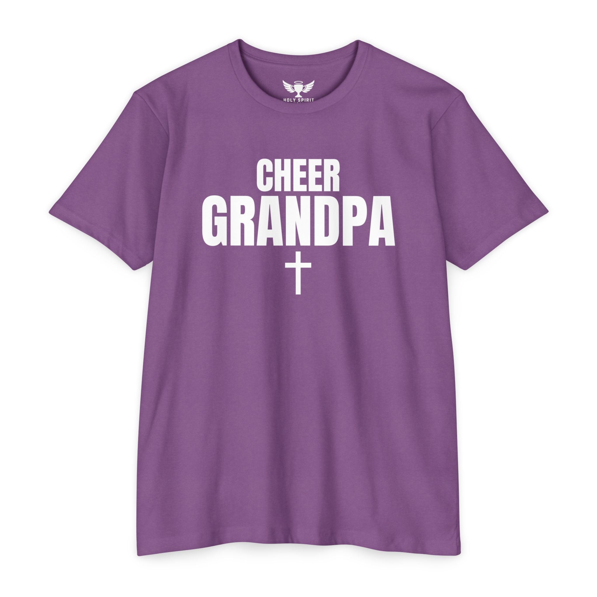 Cheer Grandpa T‑Shirt — Custom Back Name & Number